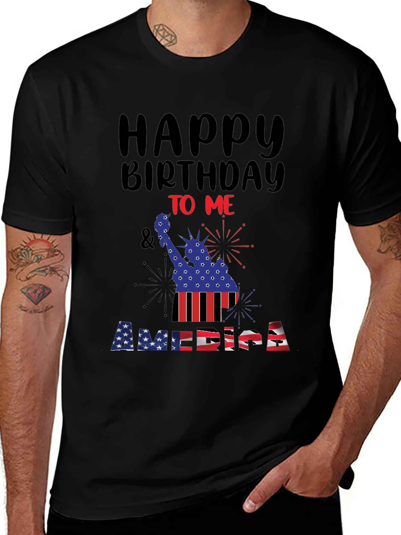 Patriotic Birthday Shirt - Happy Birthday America!