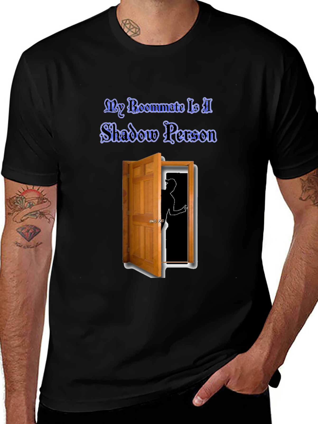 Variant 24 of My Roommate Is A Shadow Person Graphic Tee