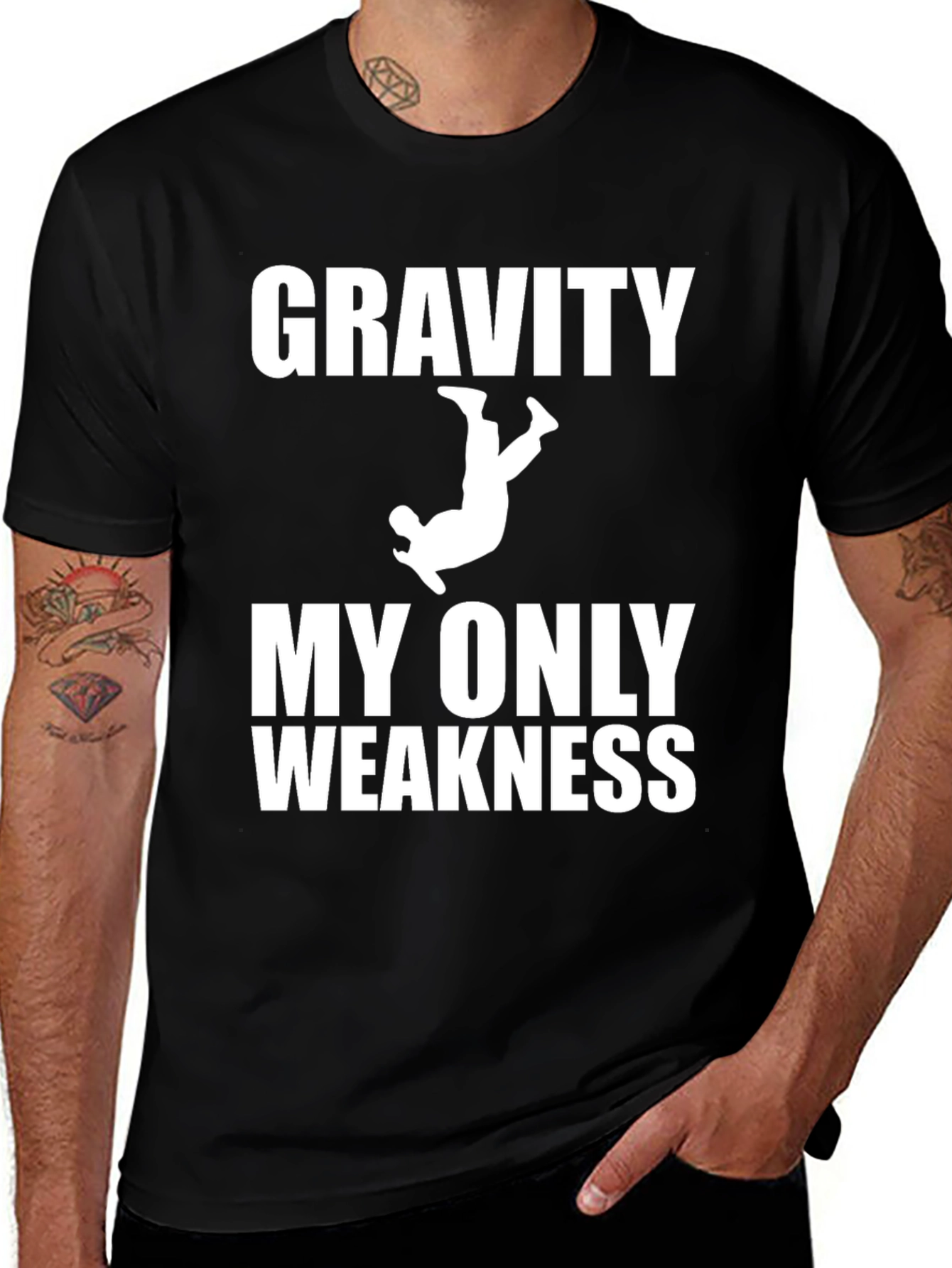 Variant 15 of Gravity My Only Weakness Black T-Shirt
