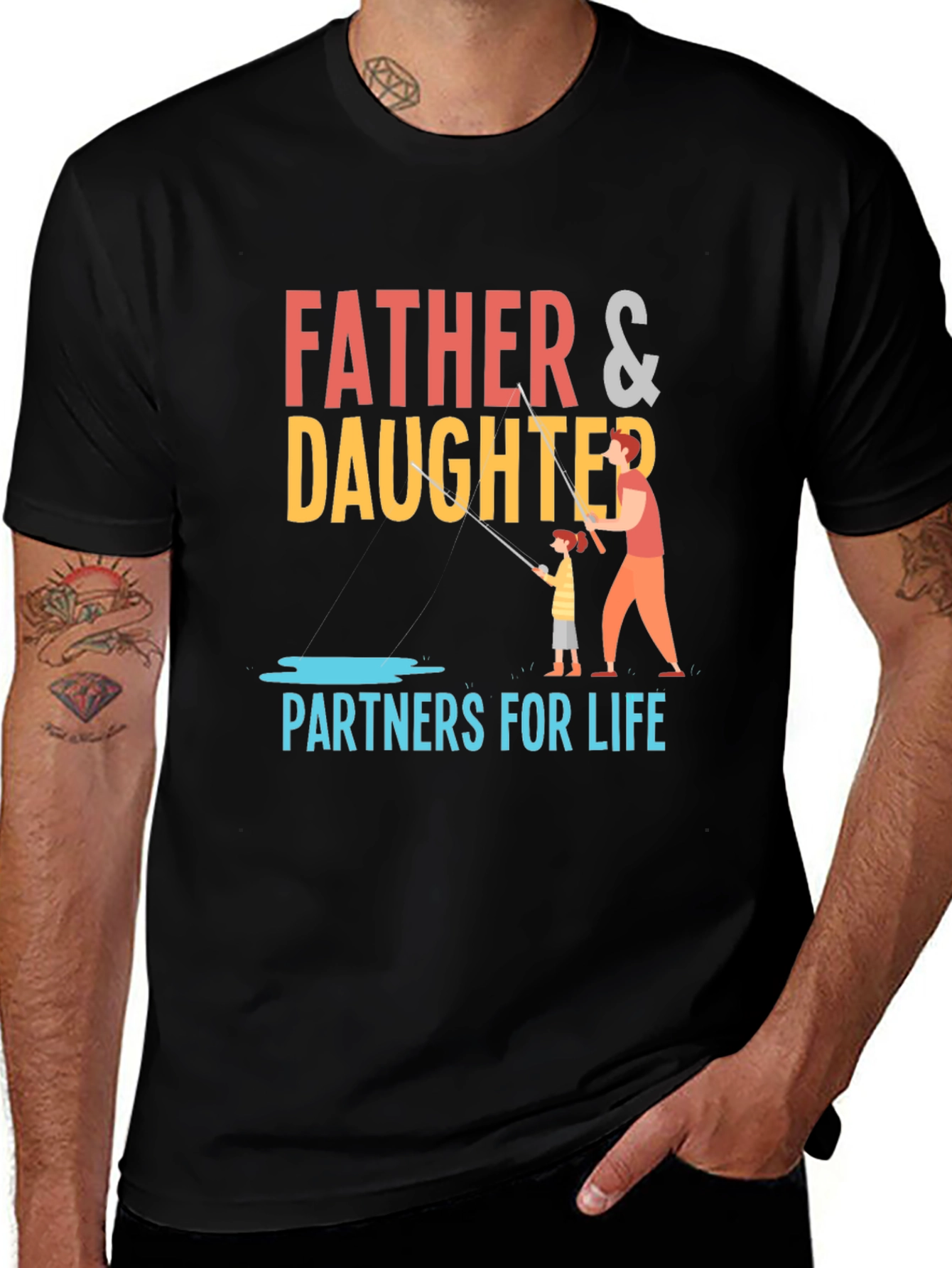 Variant 10 of Father & Daughter Partners for Life T-Shirt