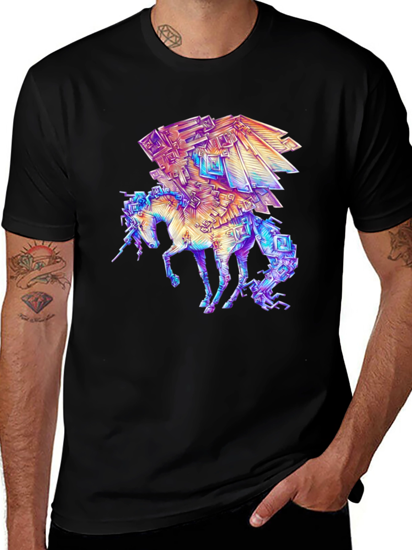 Variant 20 of Crystal Unicorn Graphic Tee