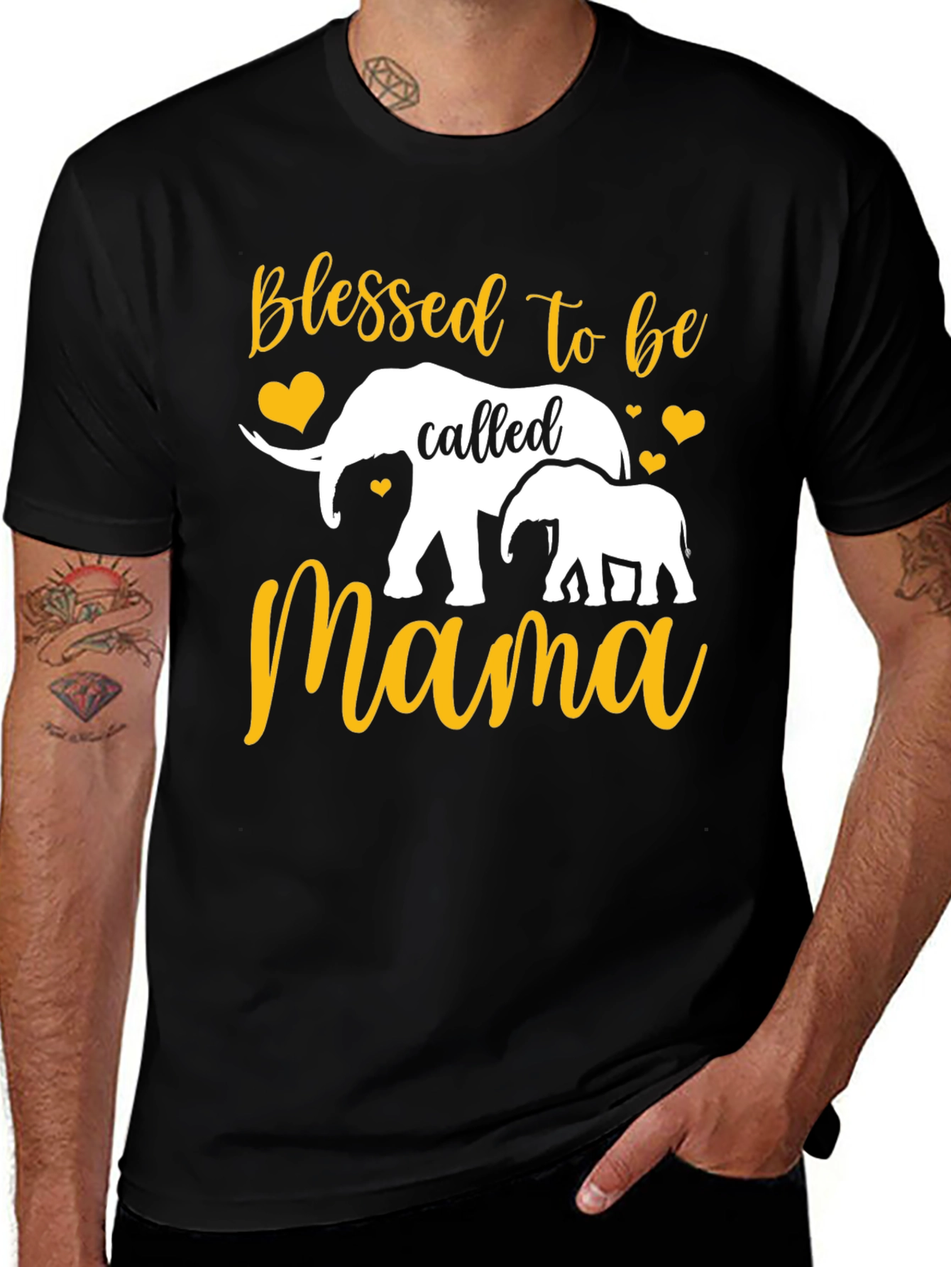 Blessed Mama Elephant T-Shirt - Mother's Day Gift