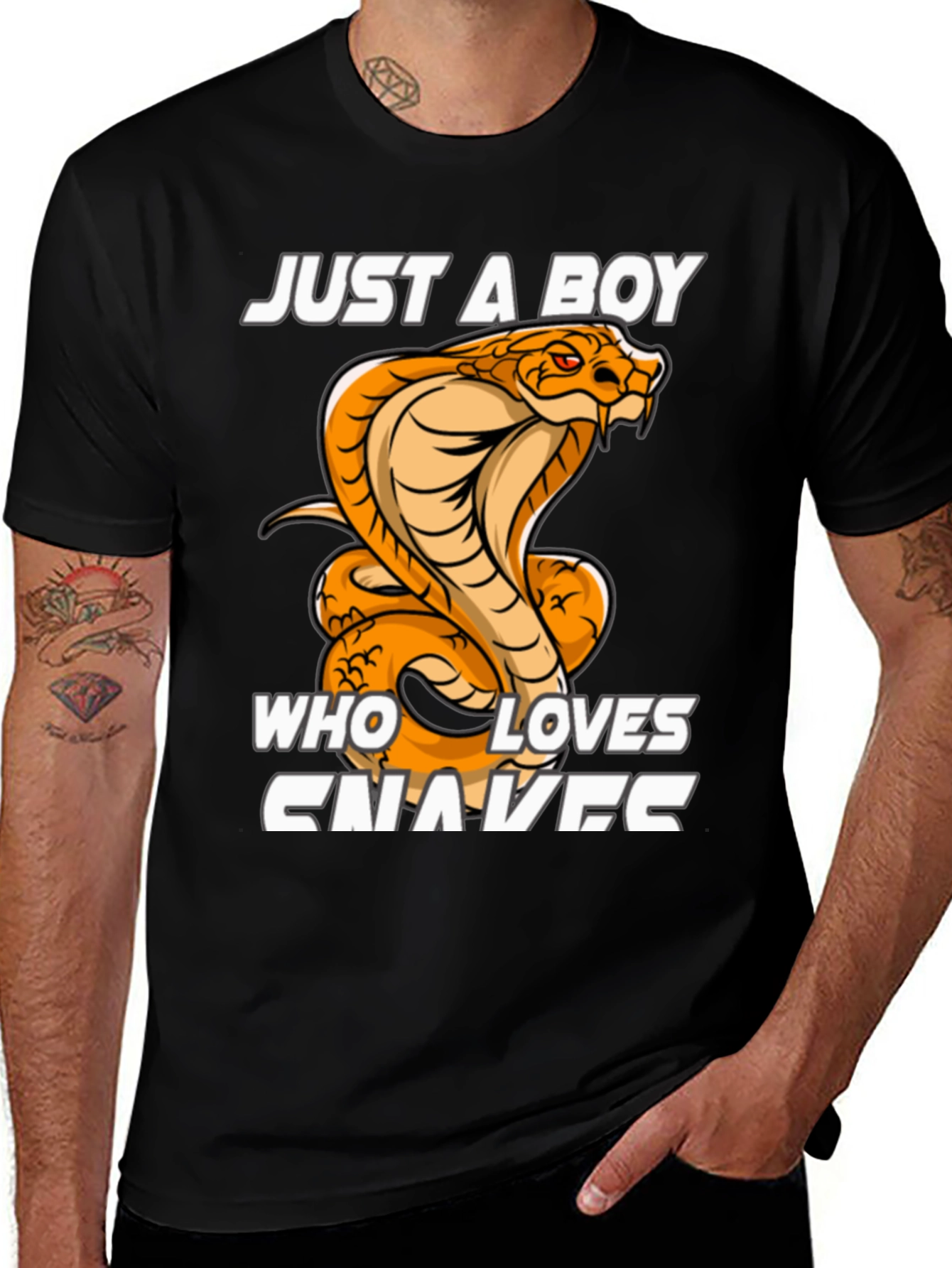 Boy Who Loves Snakes T-Shirt