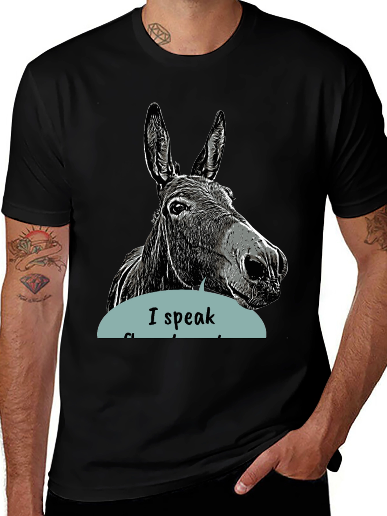 Variant 13 of I Speak Fluent Donkey T-Shirt