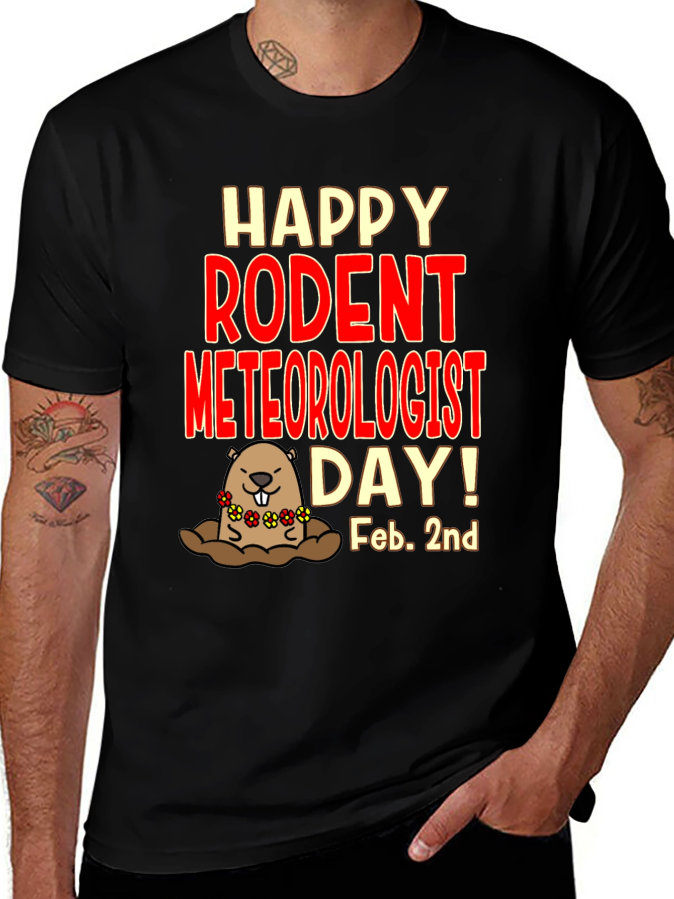 Happy Rodent Meteorologist Day T-Shirt