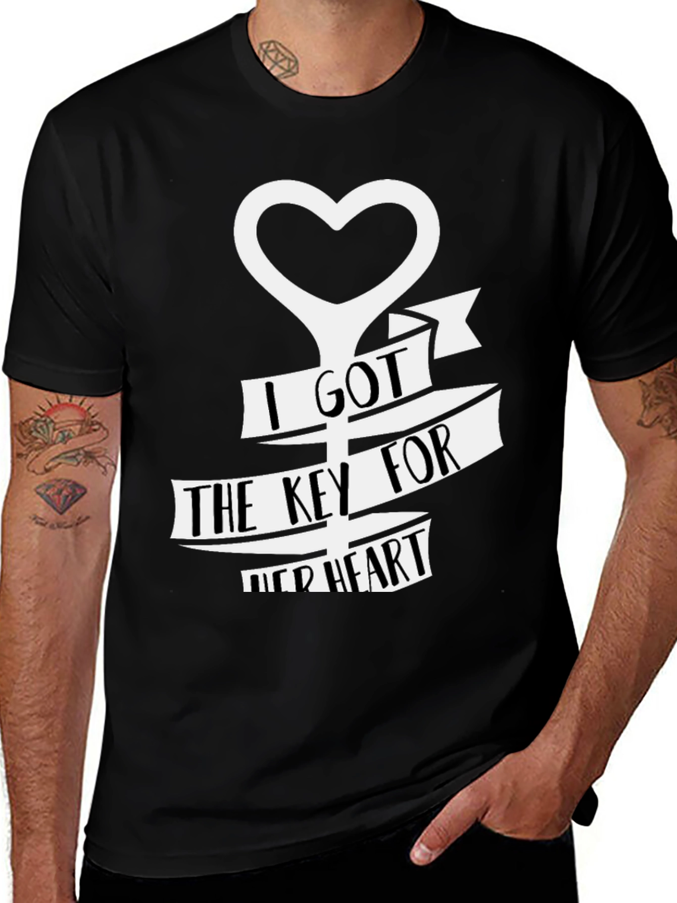 Variant 24 of I Got The Key To Her Heart T-Shirt