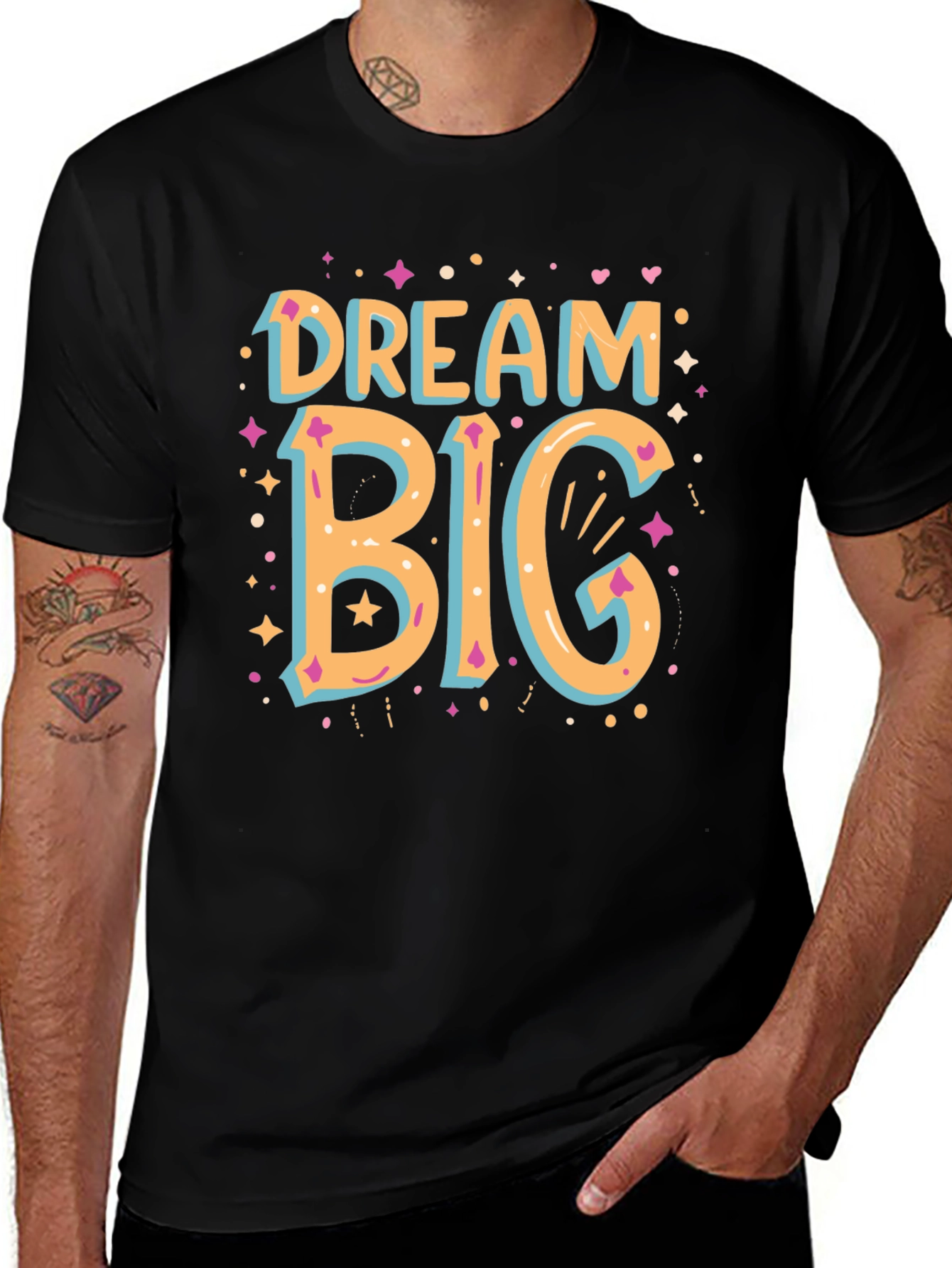Variant 22 of Dream Big Graphic Tee - Stylish Cotton Comfort
