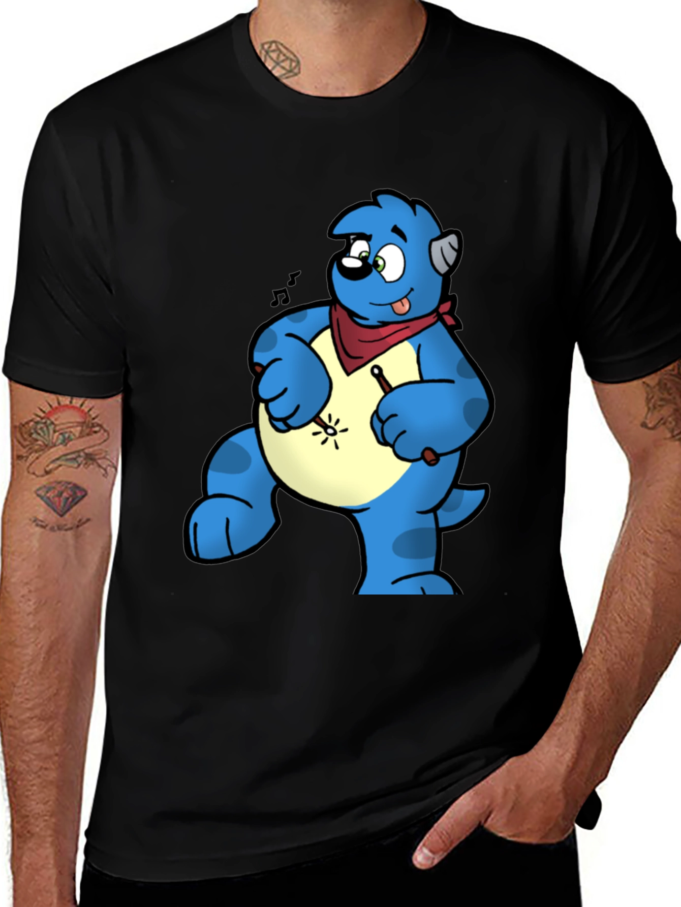 Variant 21 of Fun Cartoon Character Graphic T-Shirt