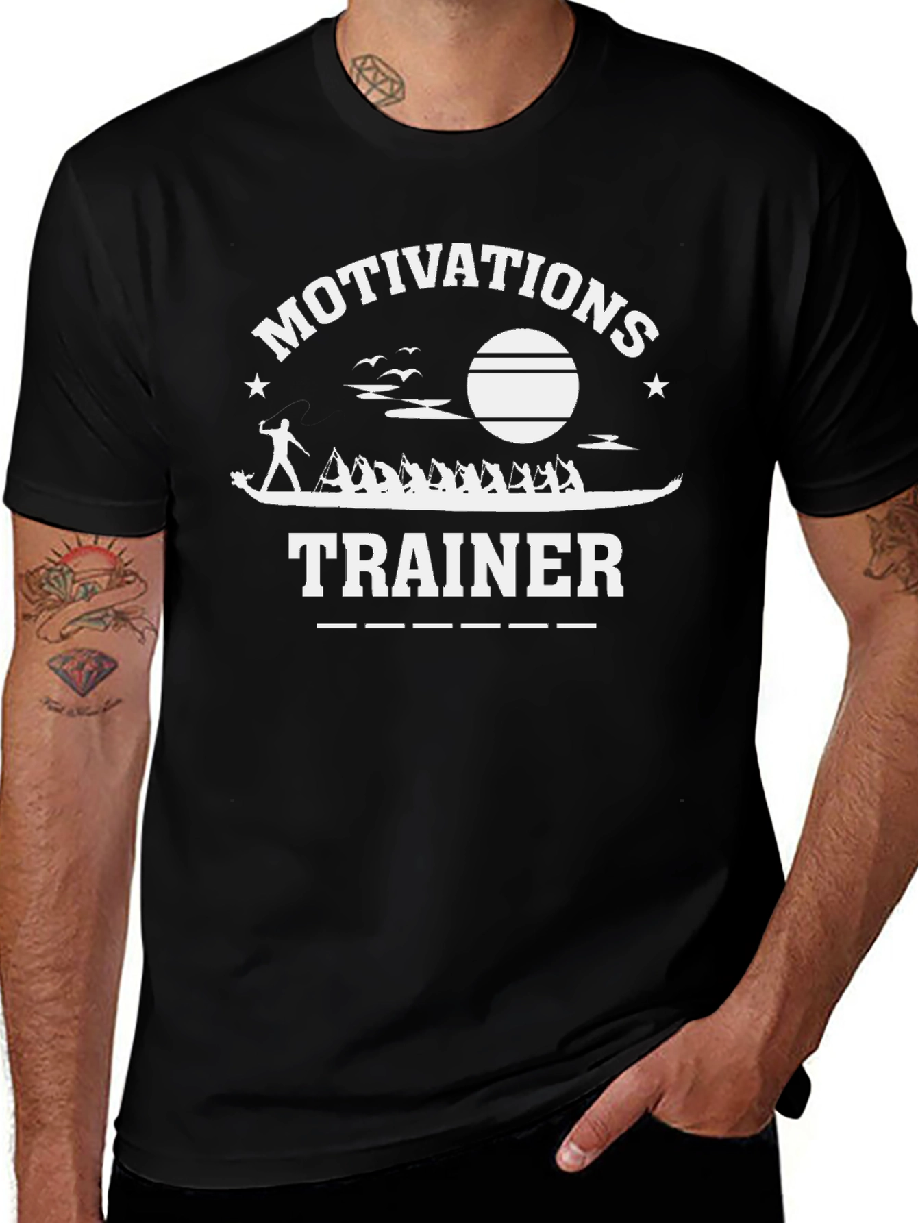 Motivations Trainer Black T-Shirt