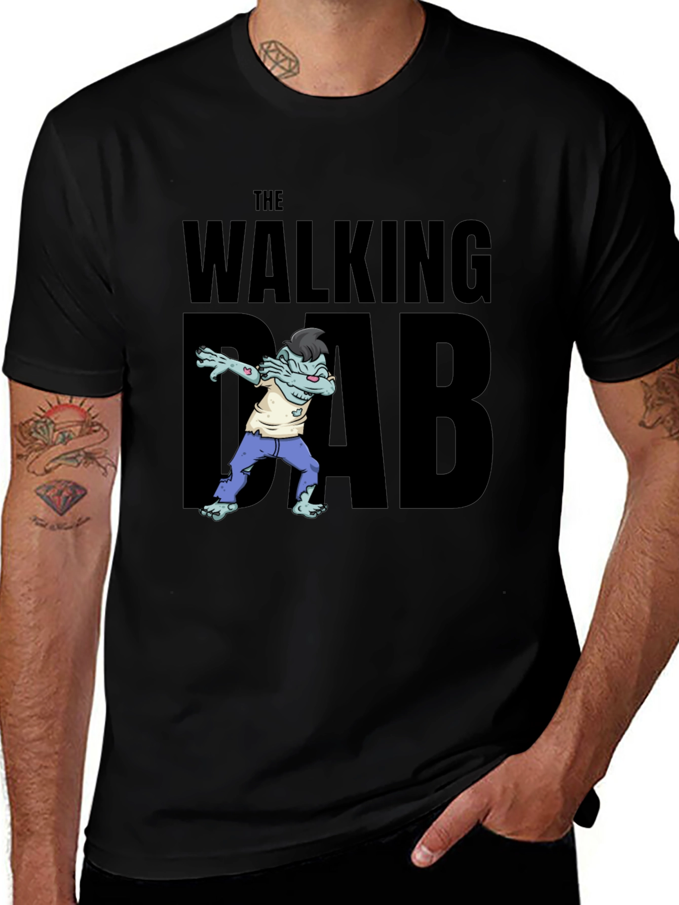 Variant 16 of The Walking Dab T-Shirt - Funny Zombie Graphic Tee