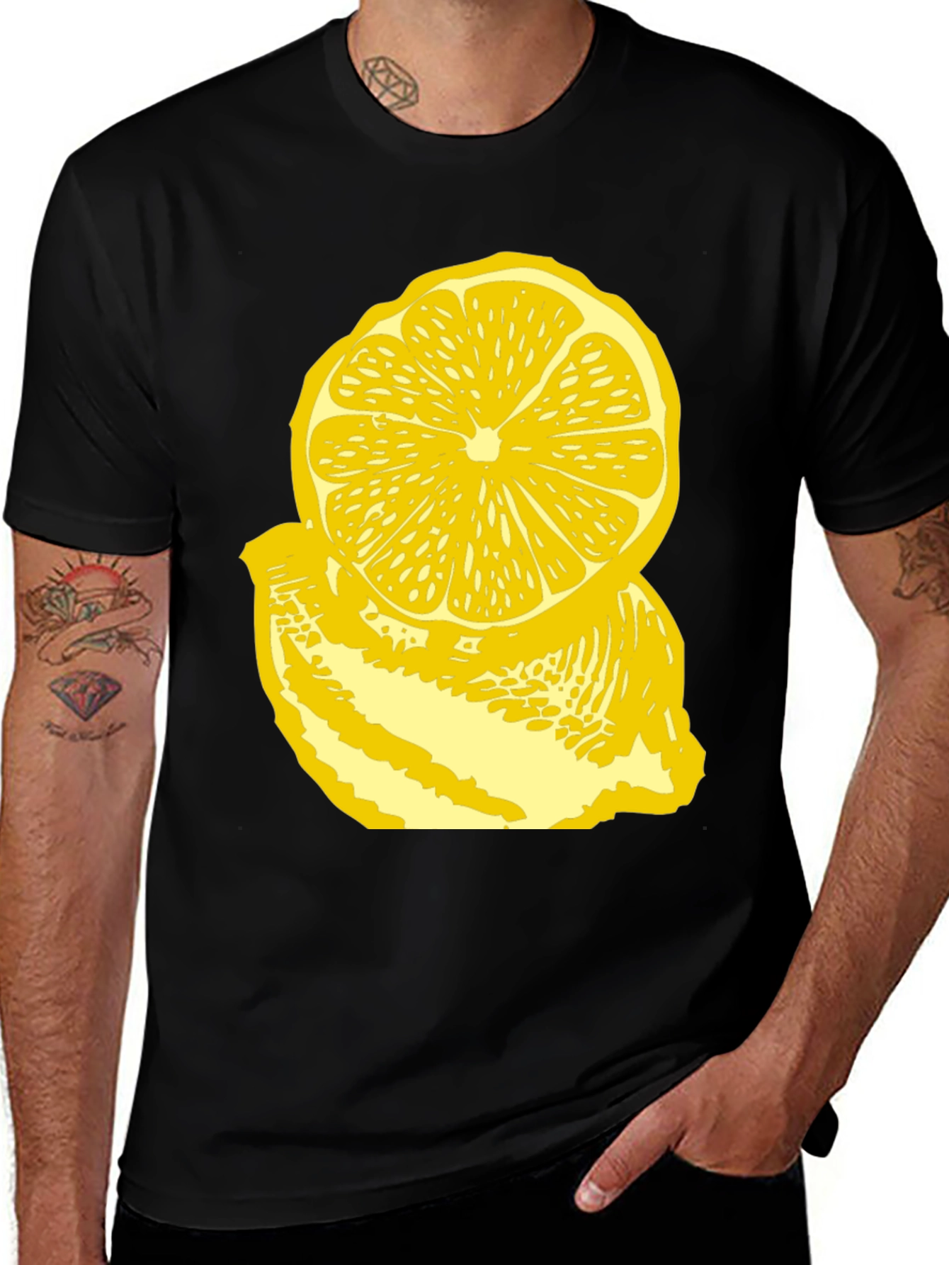 Variant 25 of Lemon Graphic T-Shirt - Fresh & Fun Style
