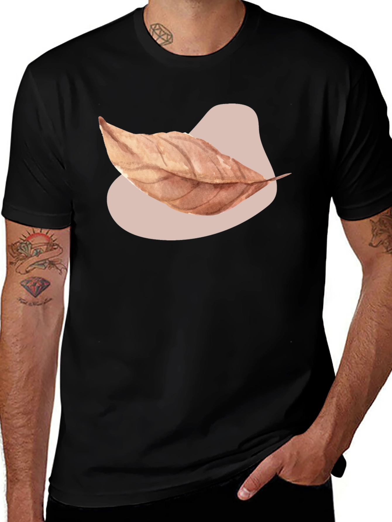 Variant 26 of Autumn Leaf Graphic Tee - Stylish Casual Wear