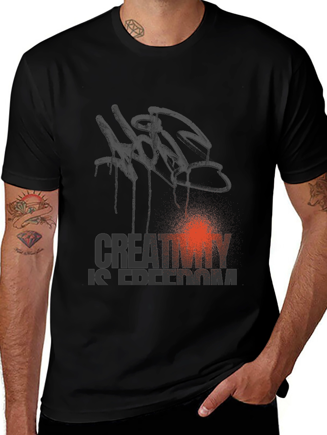 Variant 14 of Creative Freedom Graphic Tee