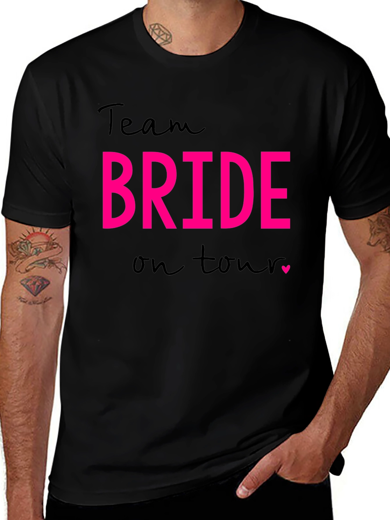 Team Bride on Tour T-Shirt - Black