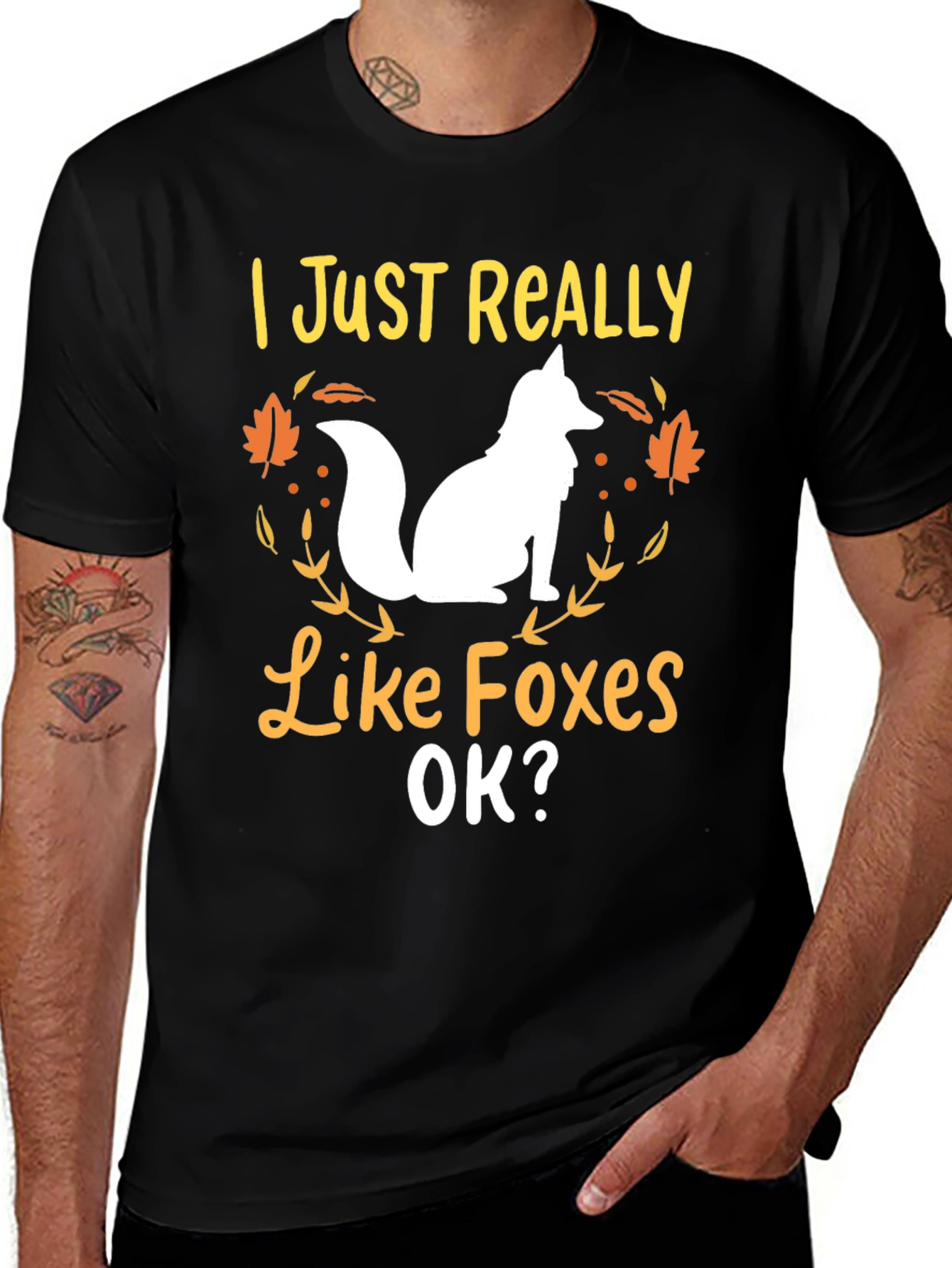Variant 21 of I Just Really Like Foxes Graphic Tee
