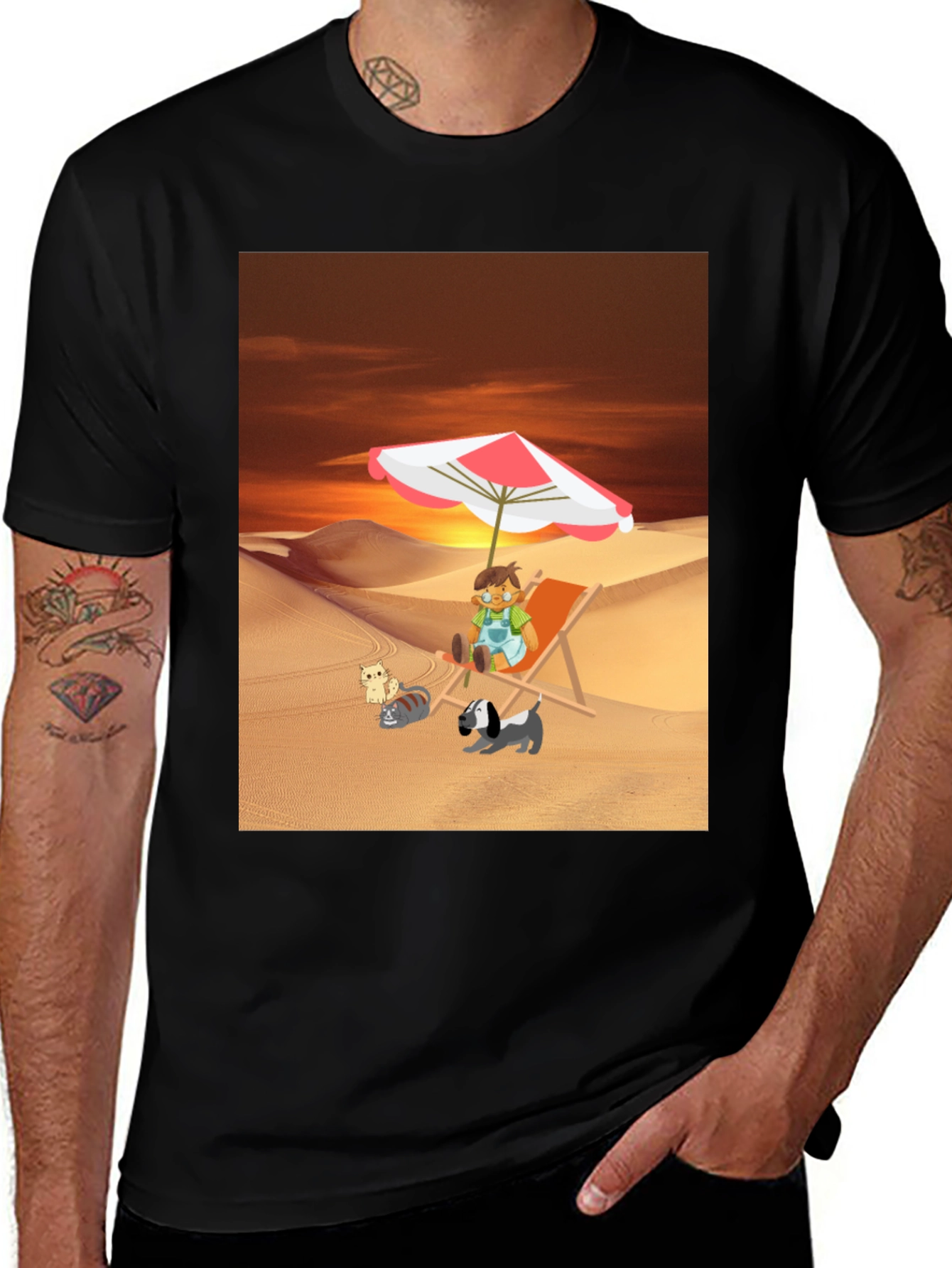 Variant 17 of Desert Oasis T-Shirt