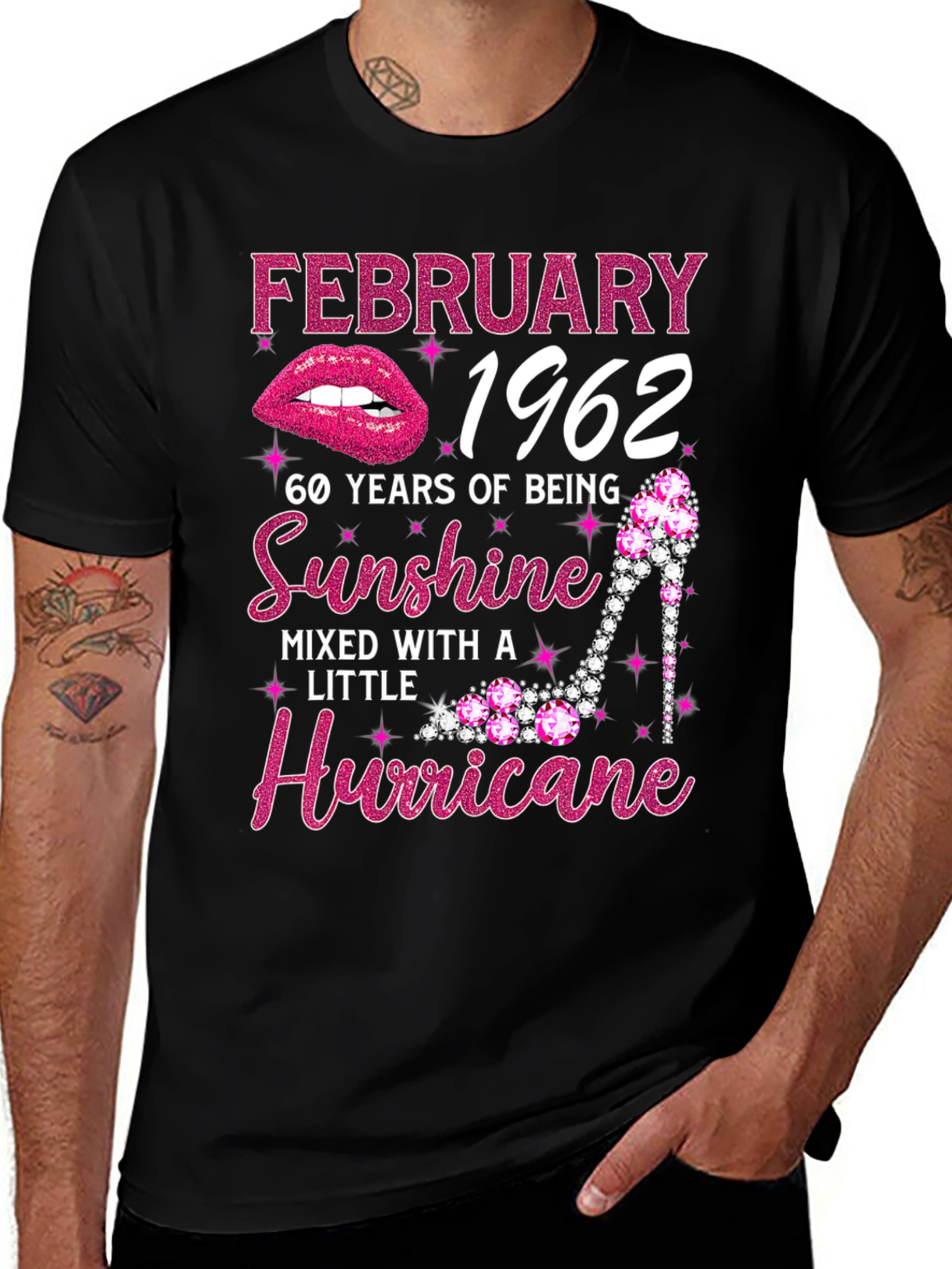February 1962 Birthday T-Shirt 60th Bday Gift