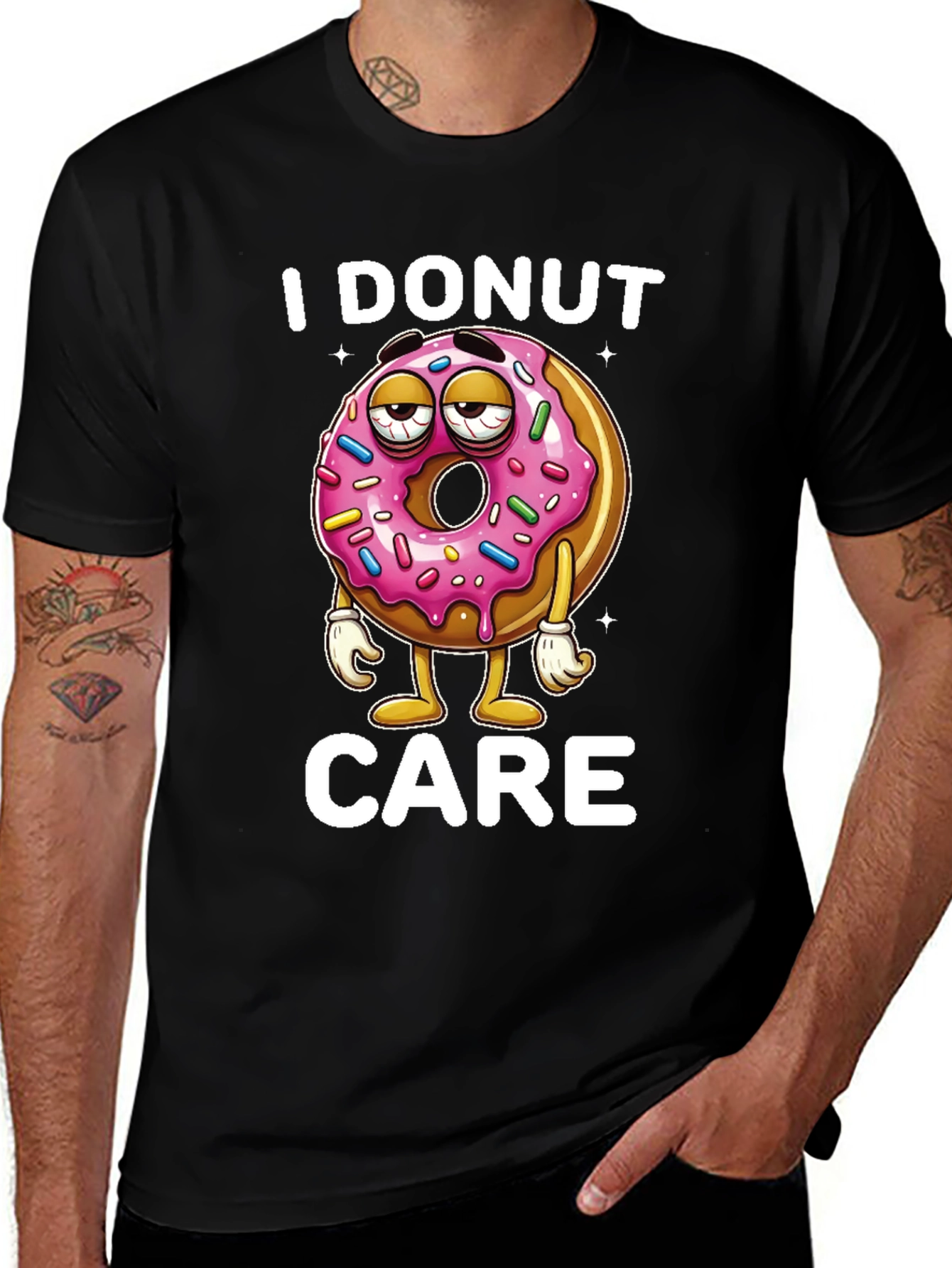 Variant 4 of I Donut Care Graphic T-Shirt