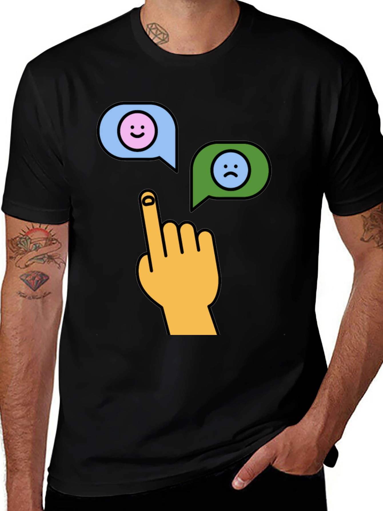 Variant 28 of Choose Happy T-Shirt | Fun Graphic Tee
