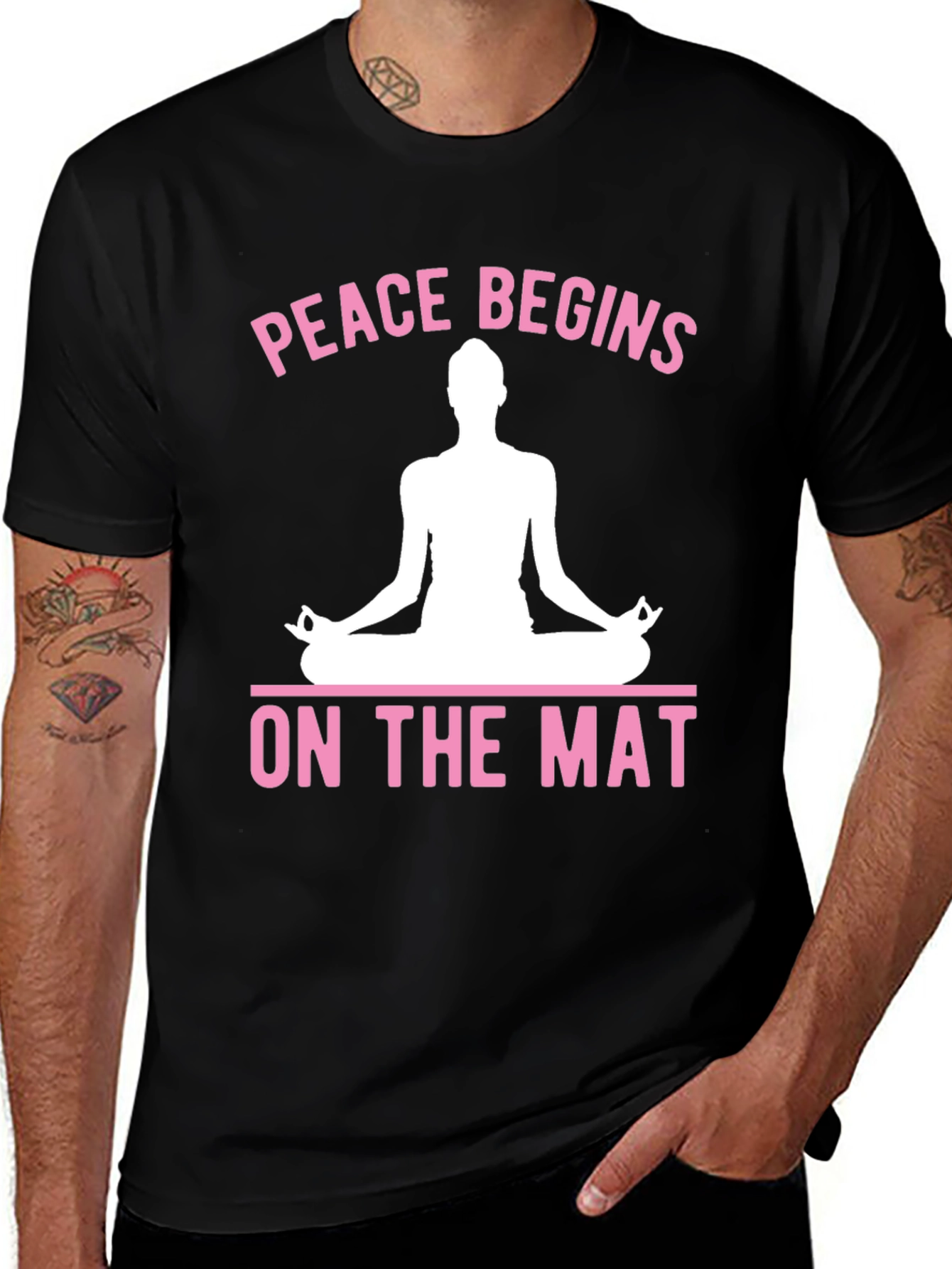Peace Begins On The Mat T-Shirt