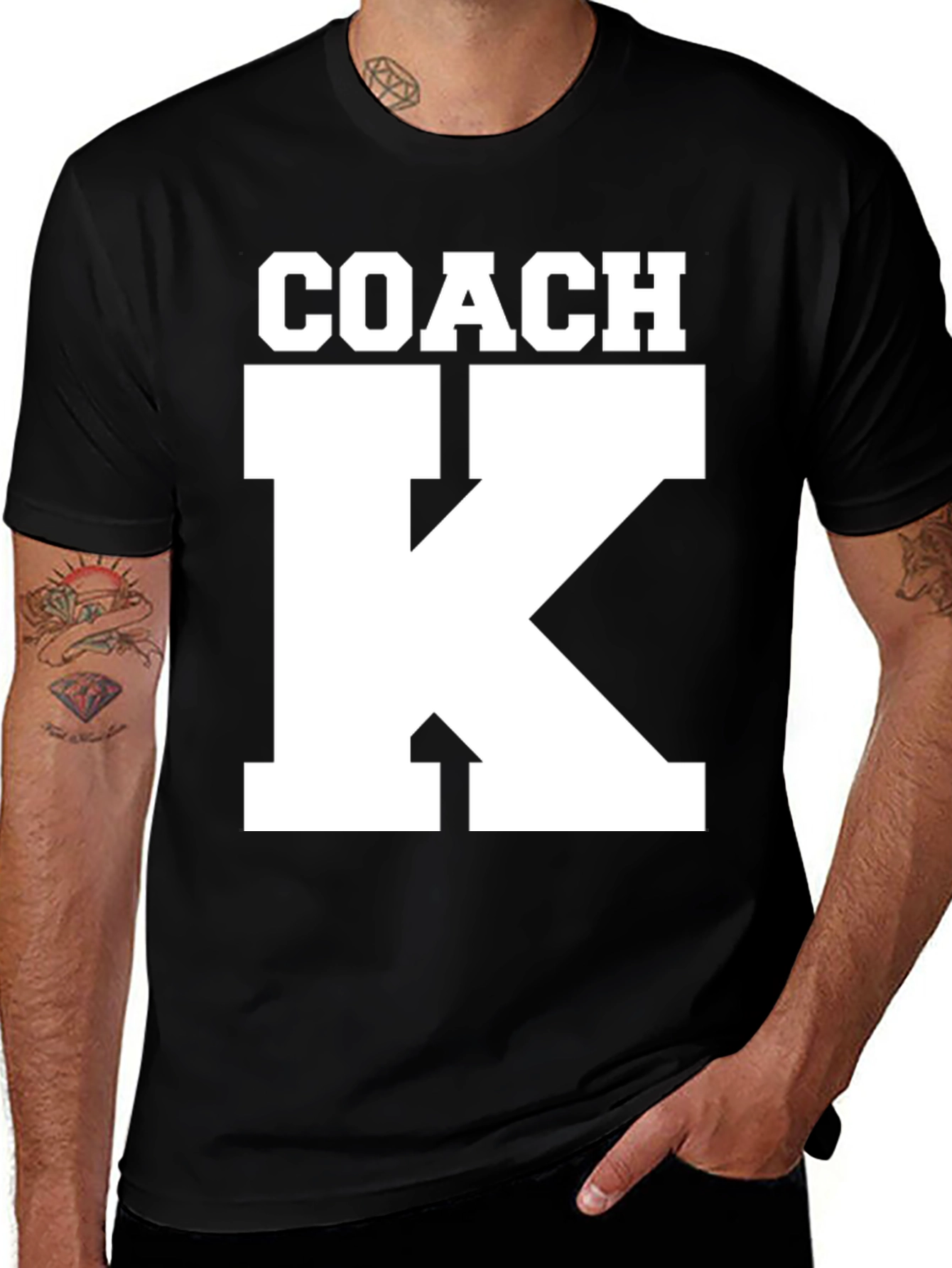 Coach K T-Shirt - Black Graphic Tee