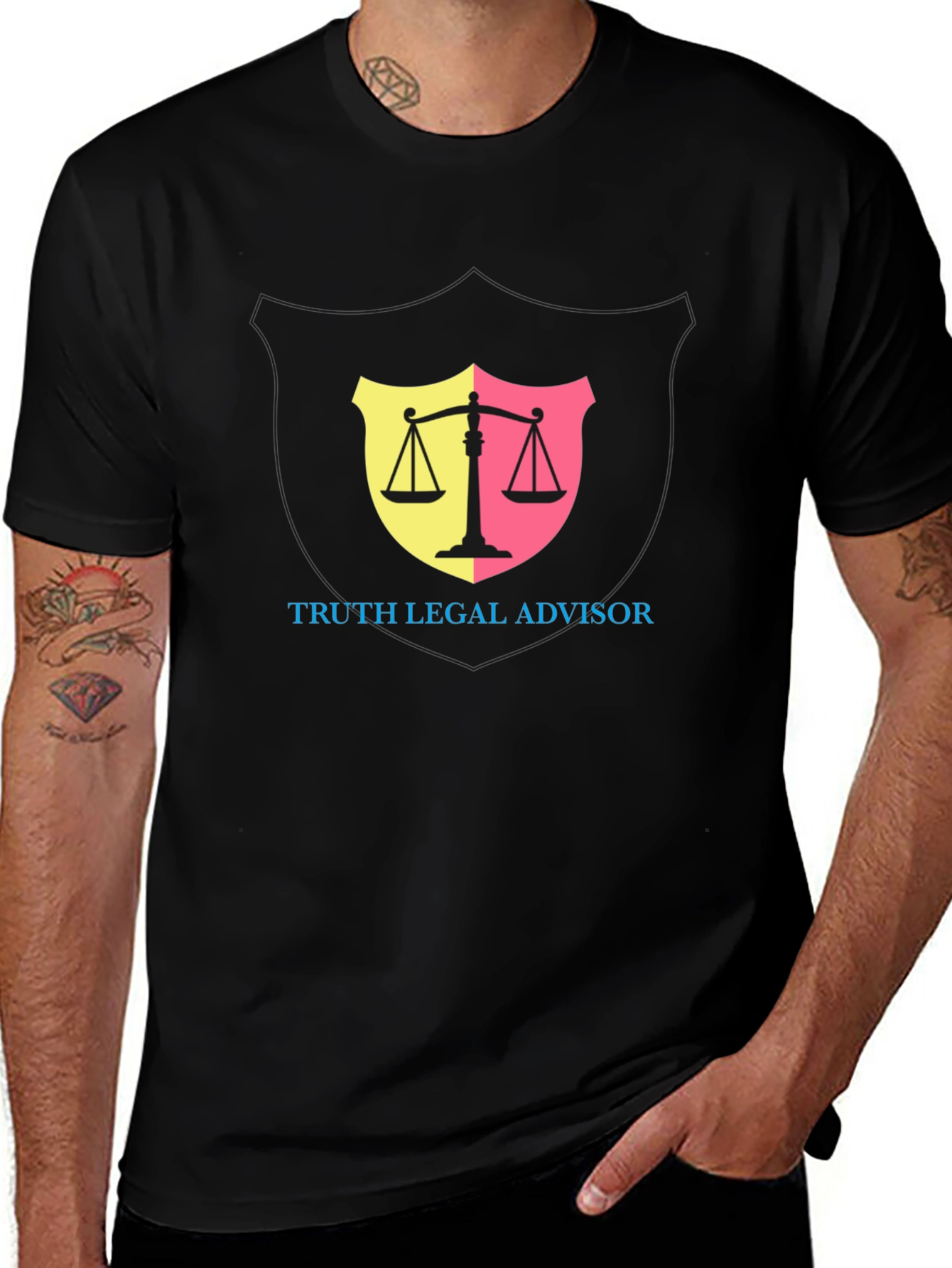 Variant 27 of Truth Legal Advisor Black Graphic Tee
