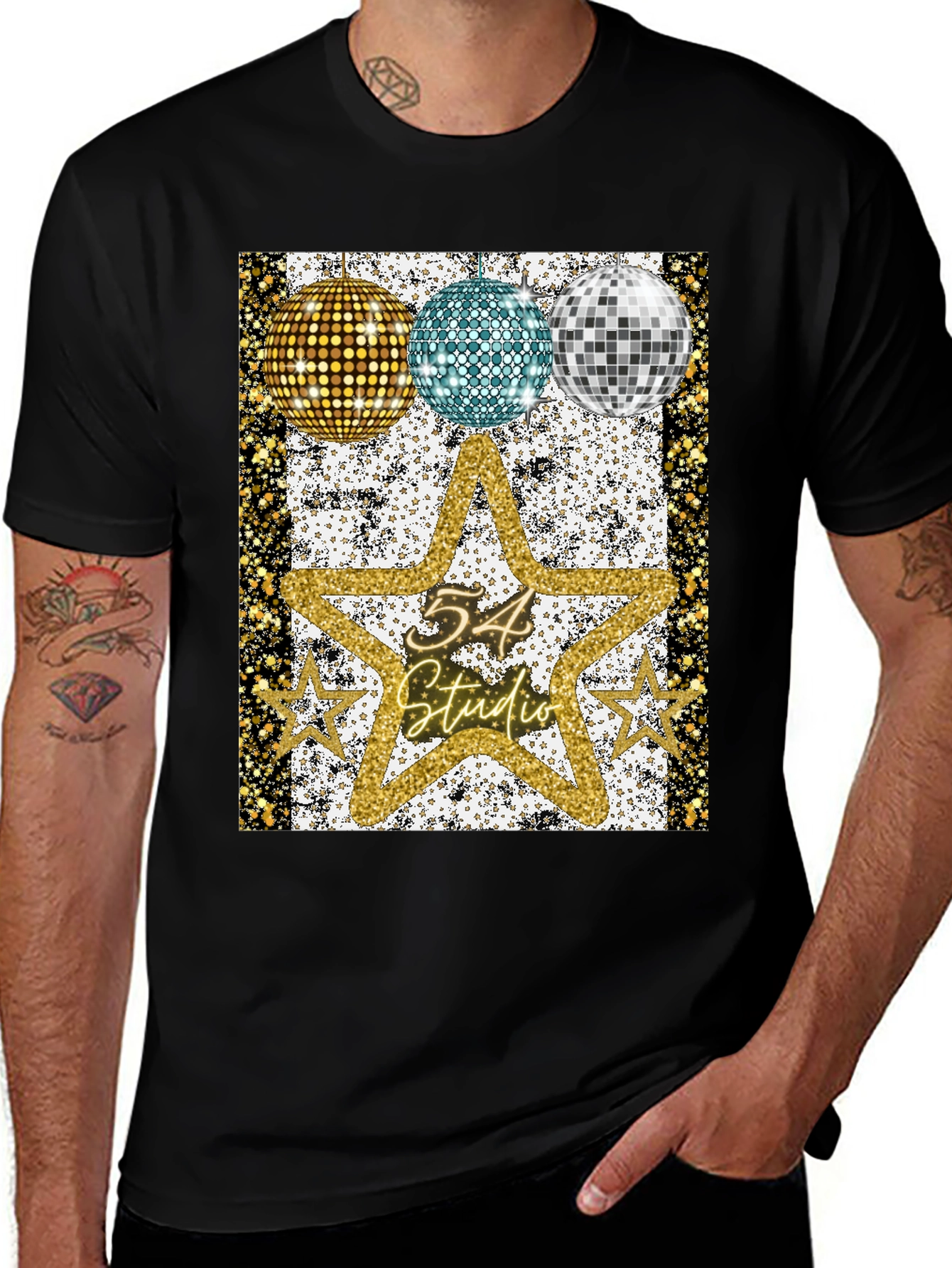 Variant 4 of Studio 54 Inspired Graphic Tee
