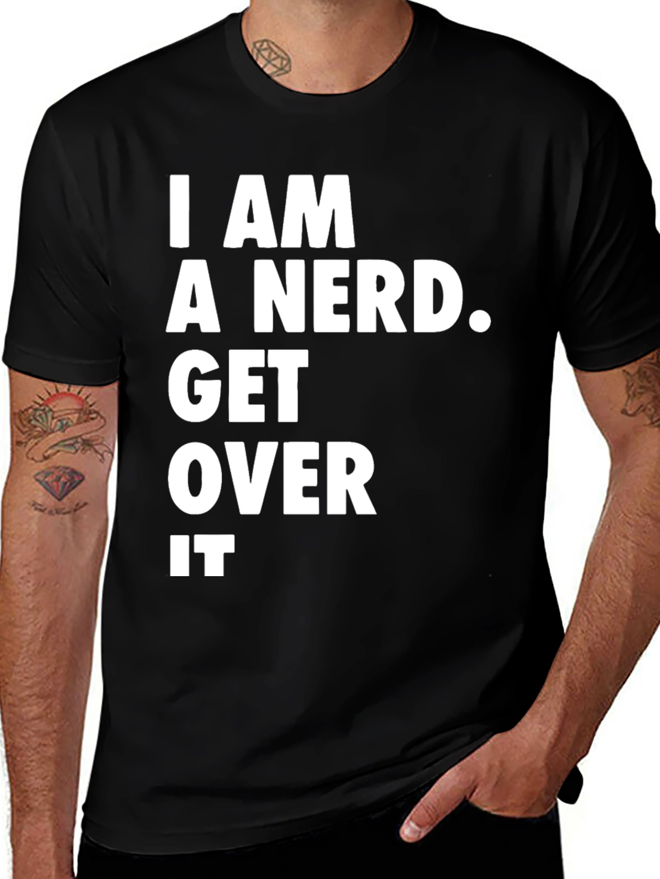 Variant 15 of I am a Nerd T-Shirt - Funny Graphic Tee
