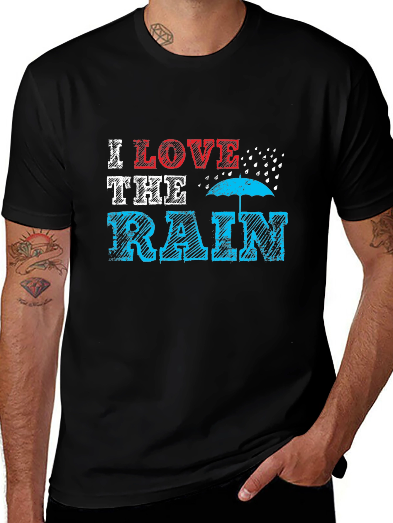I Love The Rain Graphic Tee