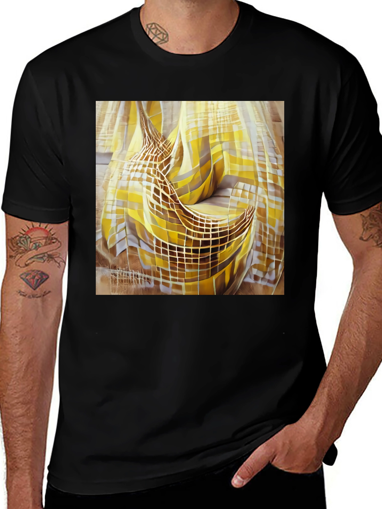 Variant 11 of Abstract Banana Graphic Tee