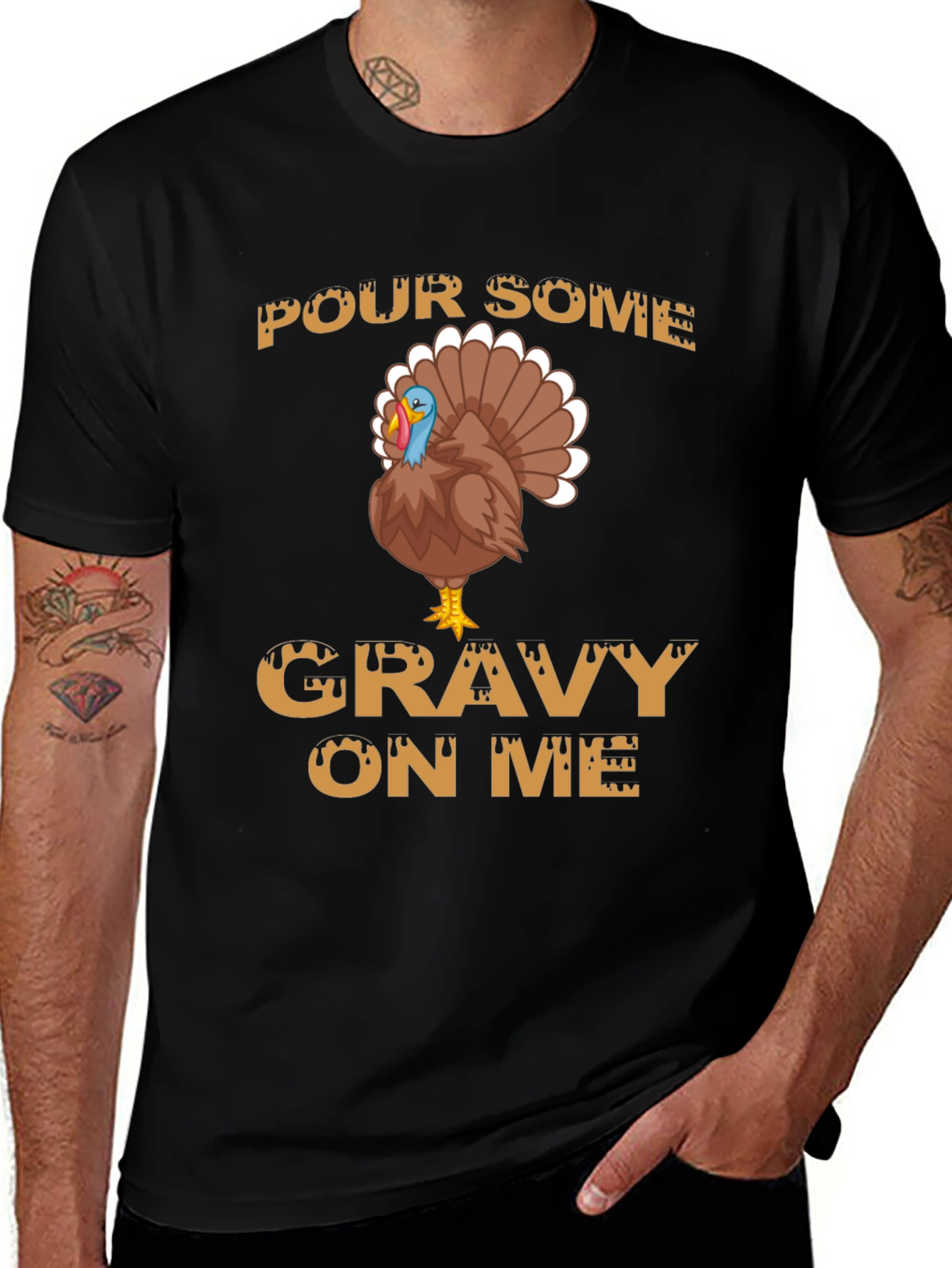 Pour Some Gravy on Me Thanksgiving T-Shirt