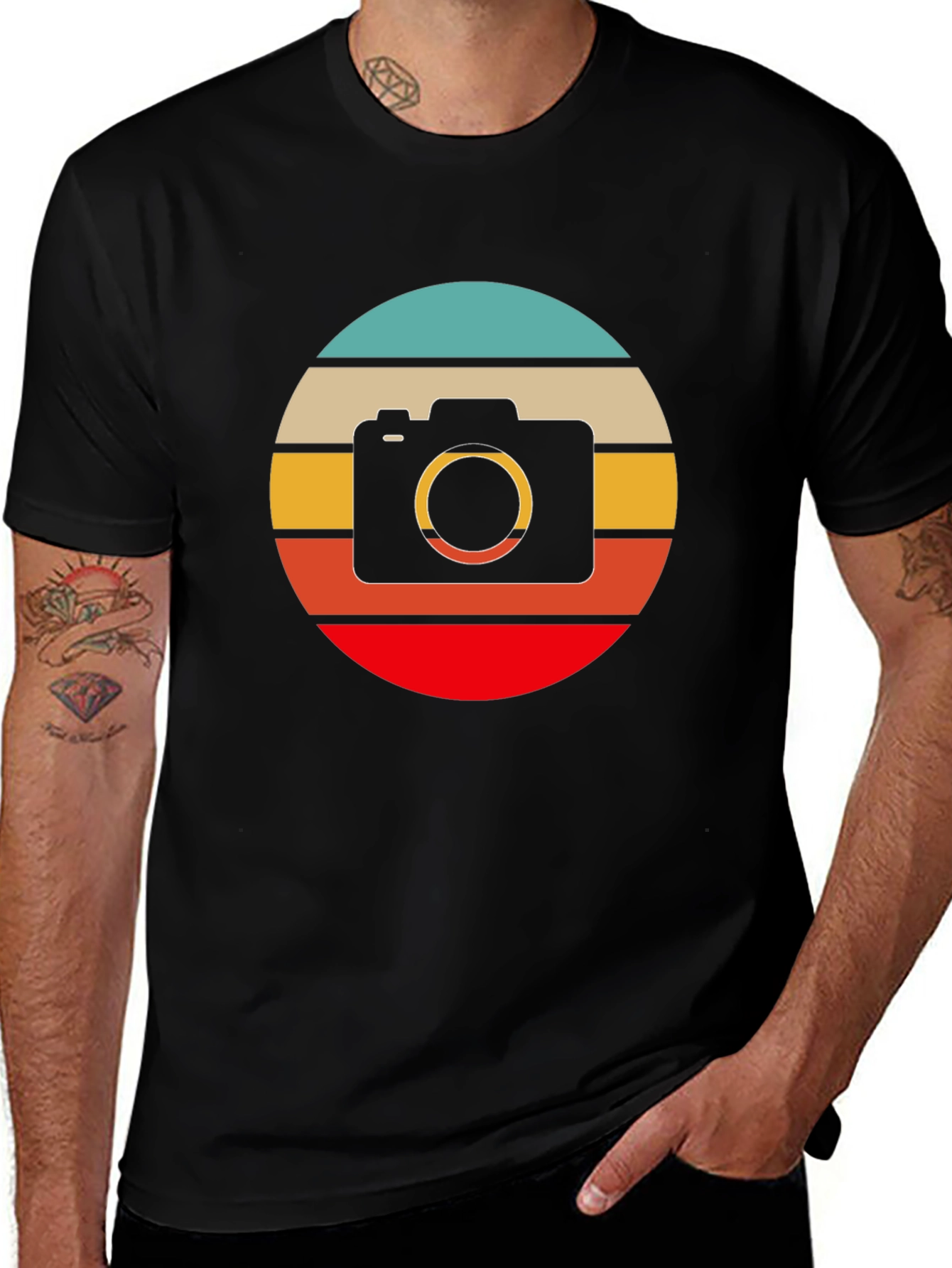Variant 29 of Retro Camera Graphic Tee - Photography Lover's Shirt