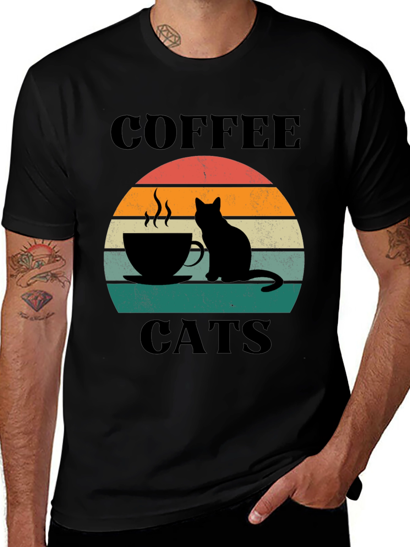Variant 15 of Coffee Cats T-Shirt
