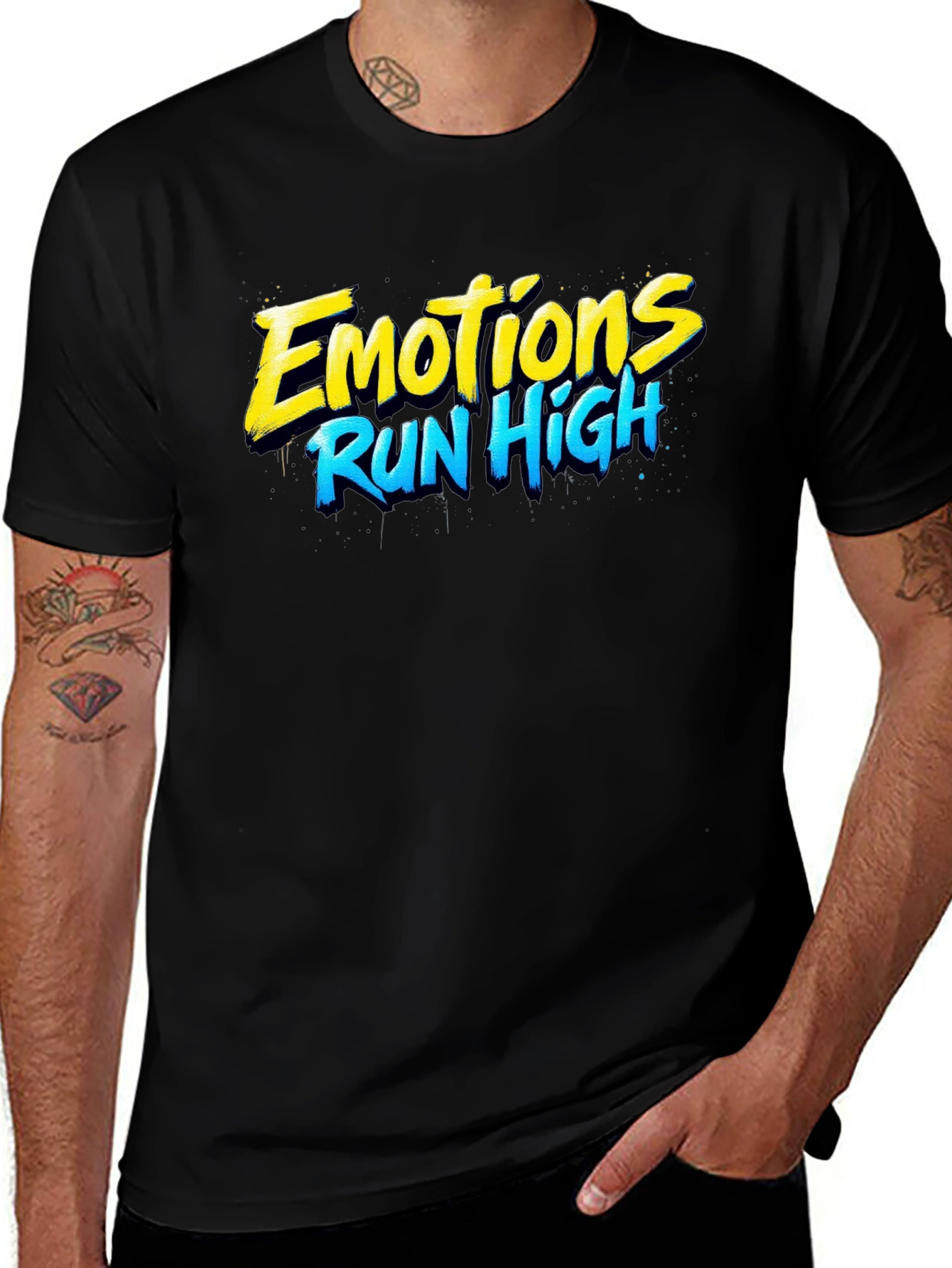Variant 30 of Emotions Run High Graphic T-Shirt