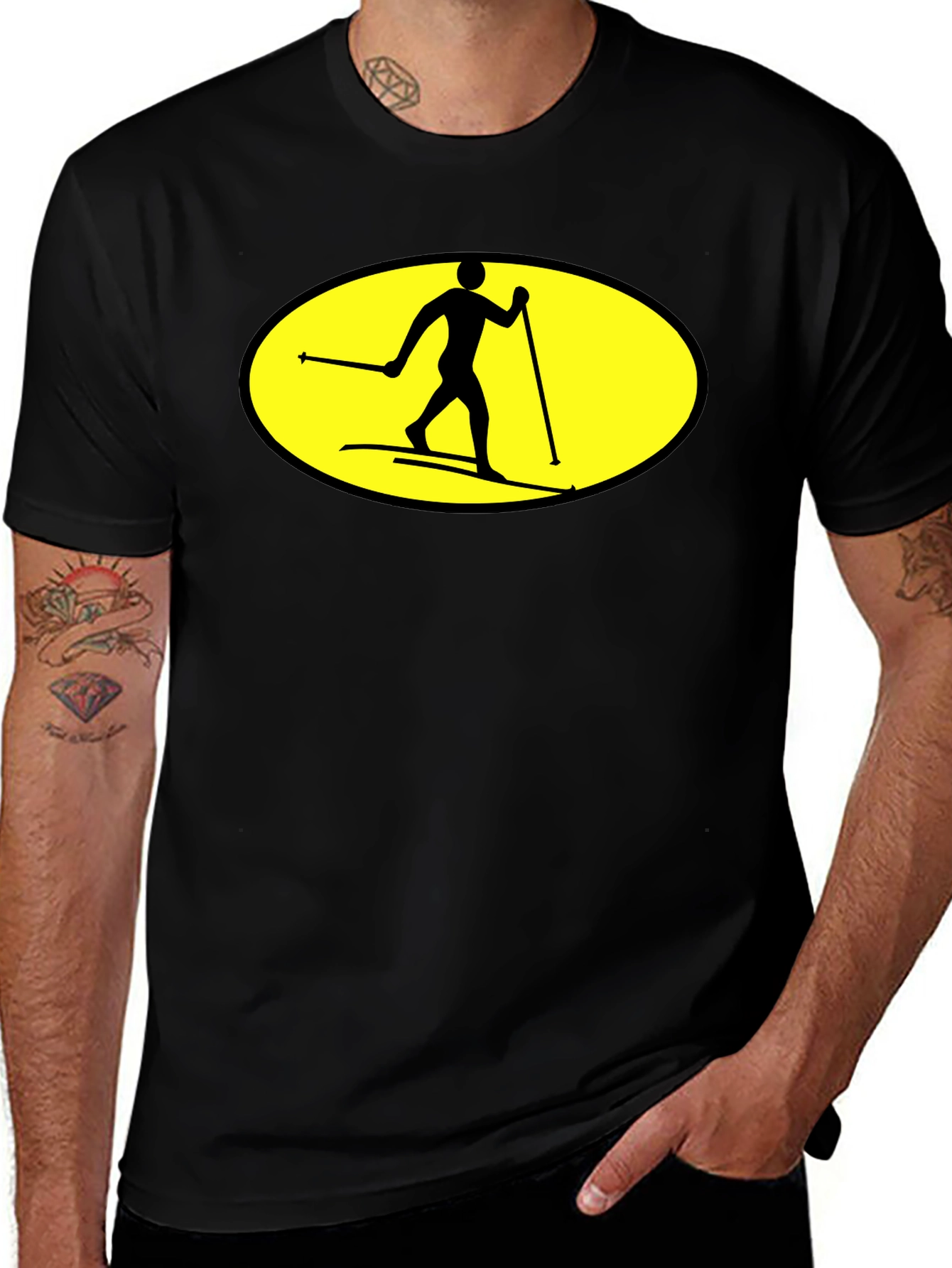 Cross Country Skiing Graphic Tee