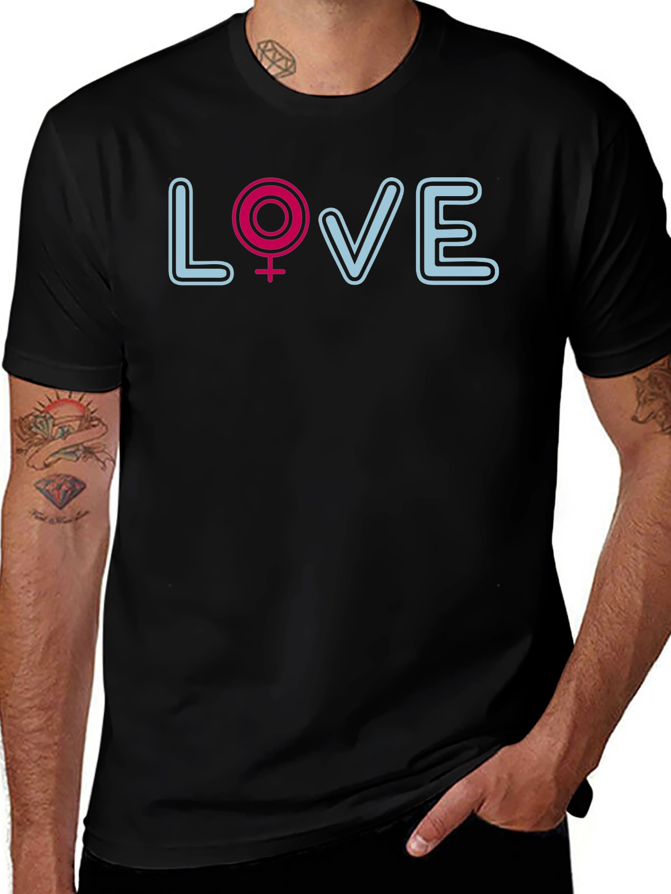 Variant 26 of Love Venus Symbol Graphic T-Shirt