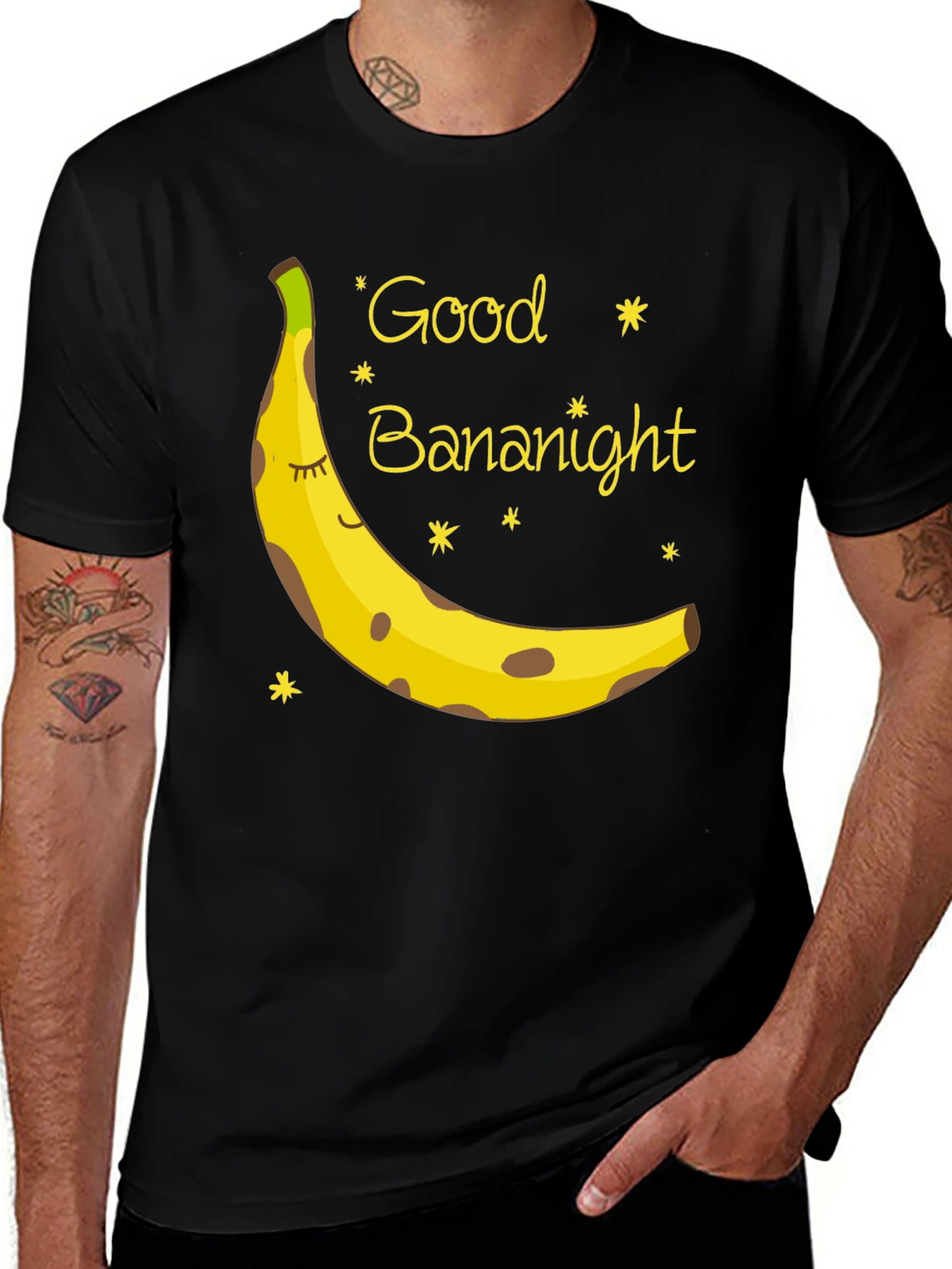 Good Bananight Graphic T-Shirt - Sleepy Banana