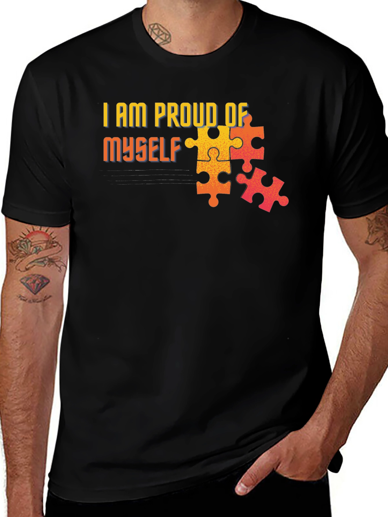 I Am Proud of Myself Autism Awareness T-Shirt