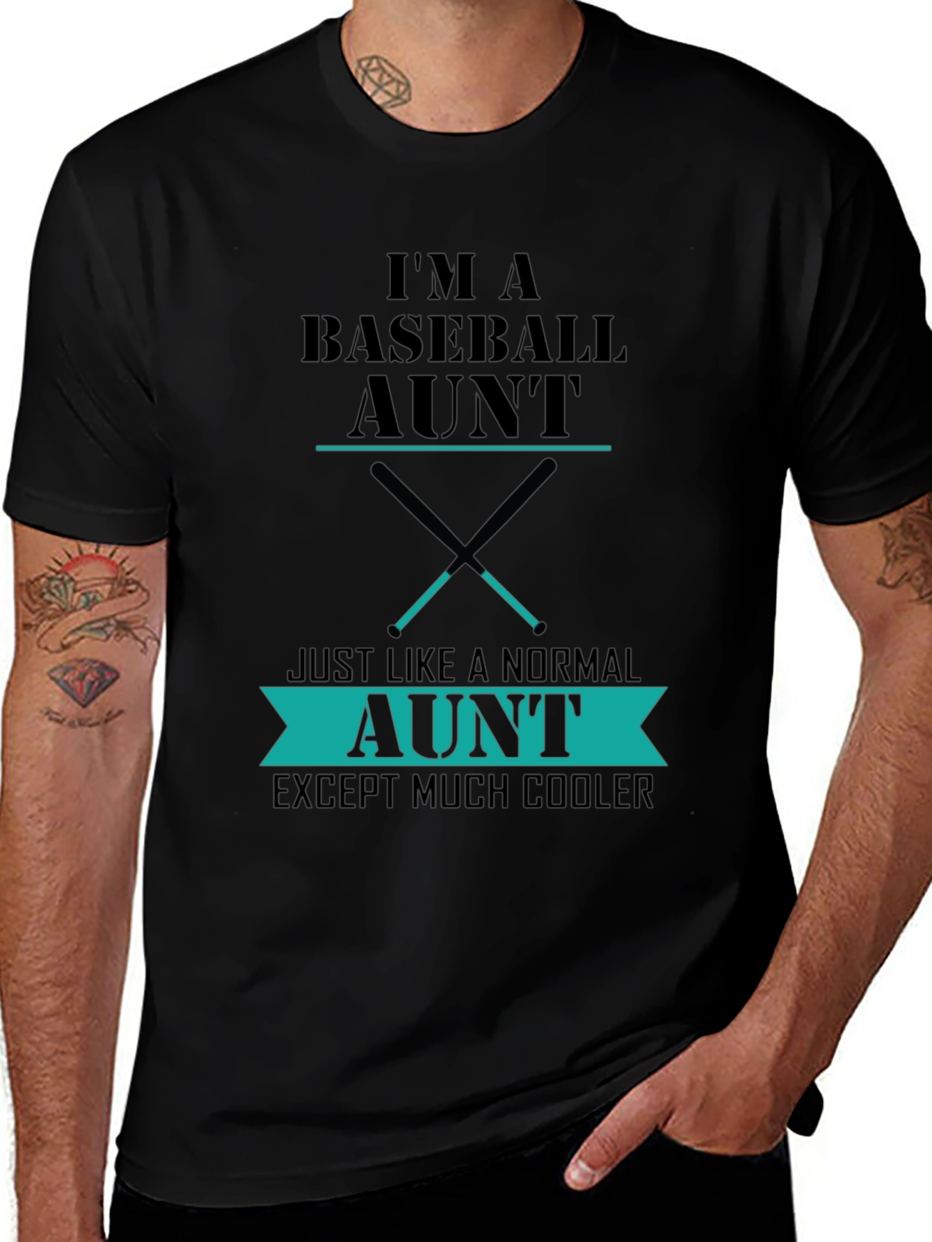 Variant 8 of Baseball Aunt T-Shirt