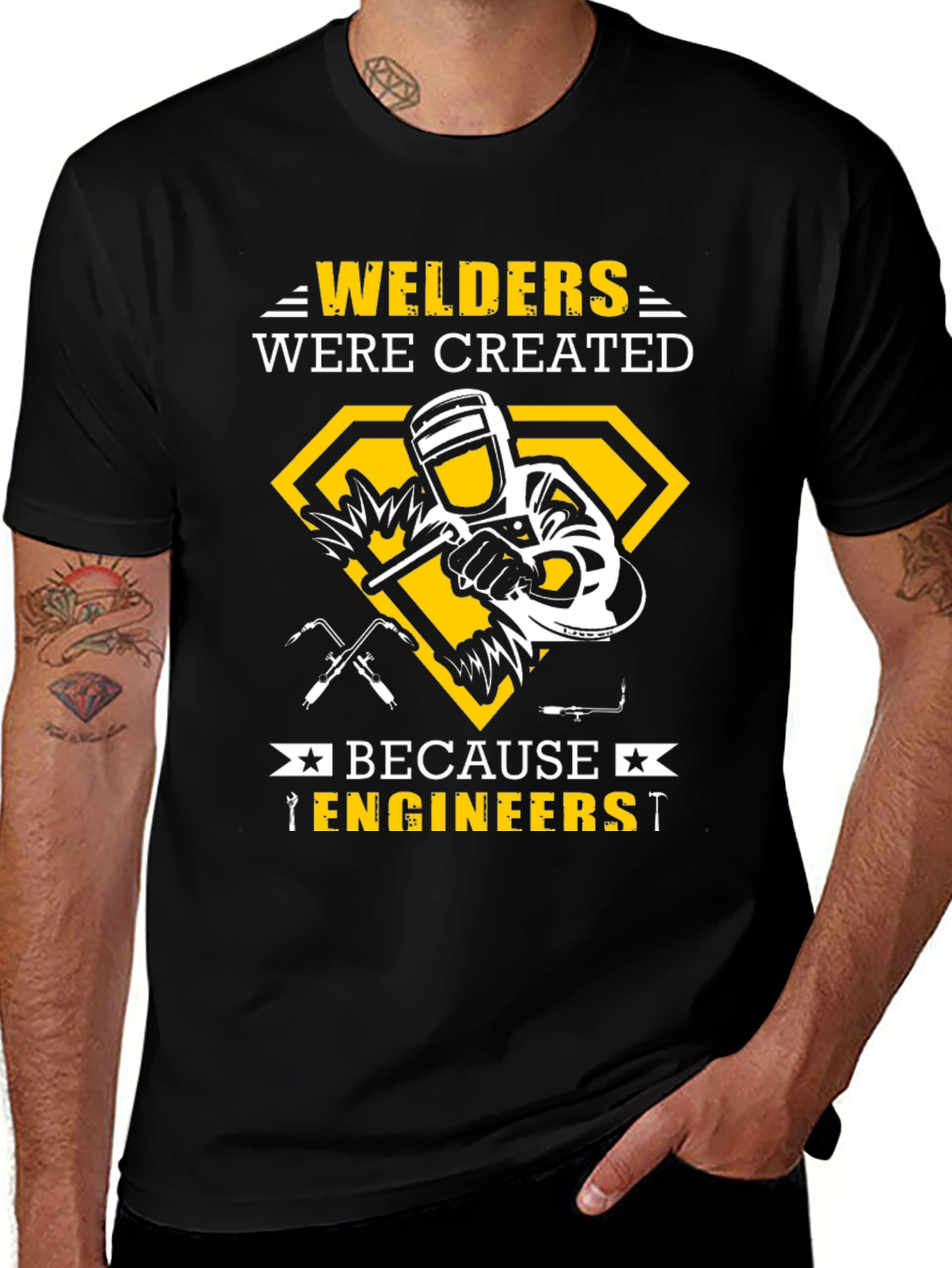 Variant 14 of Welders Created Because Engineers T-Shirt