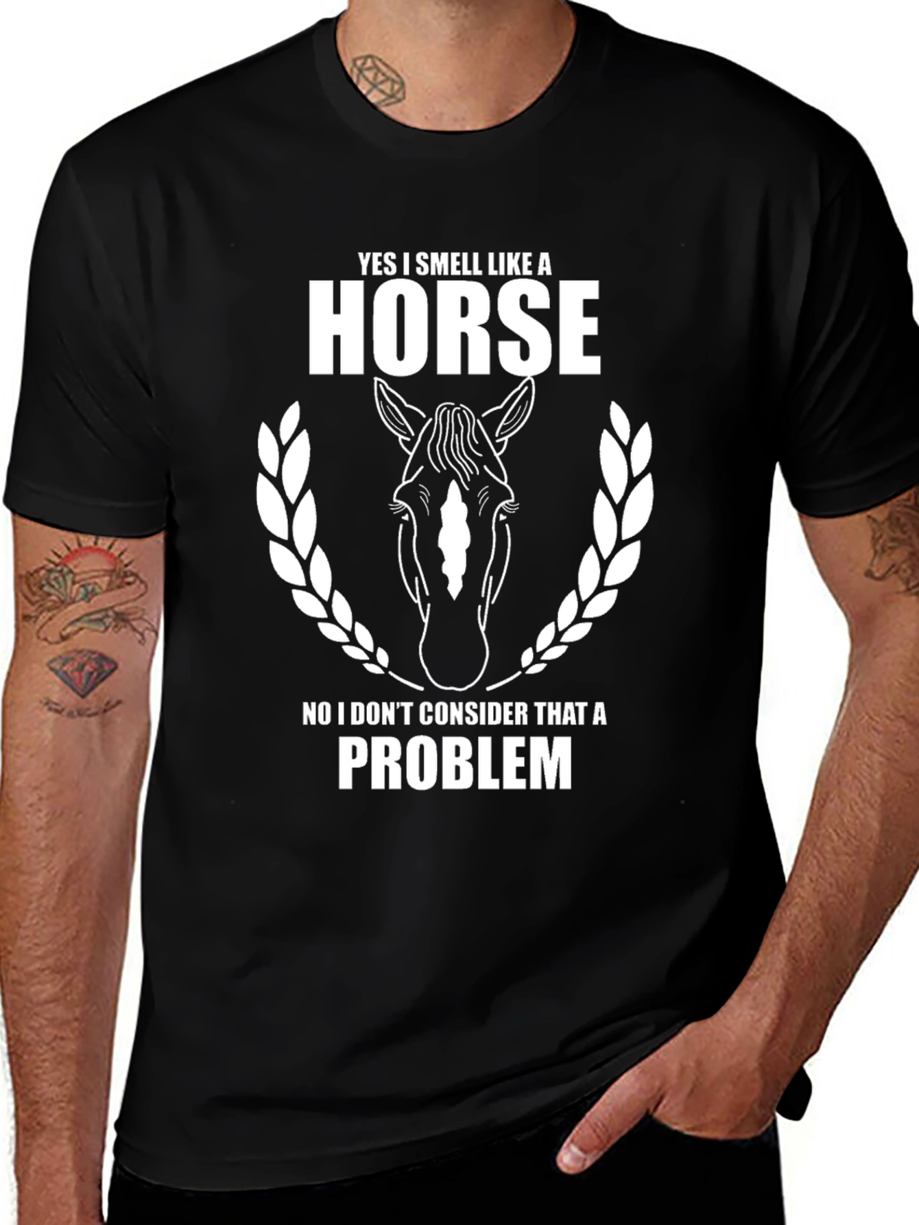 Variant 25 of Yes I Smell Like A Horse T-Shirt