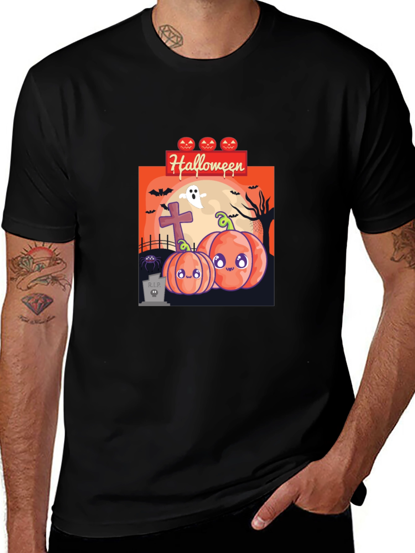 Halloween Pumpkin T-Shirt - Spooky Season