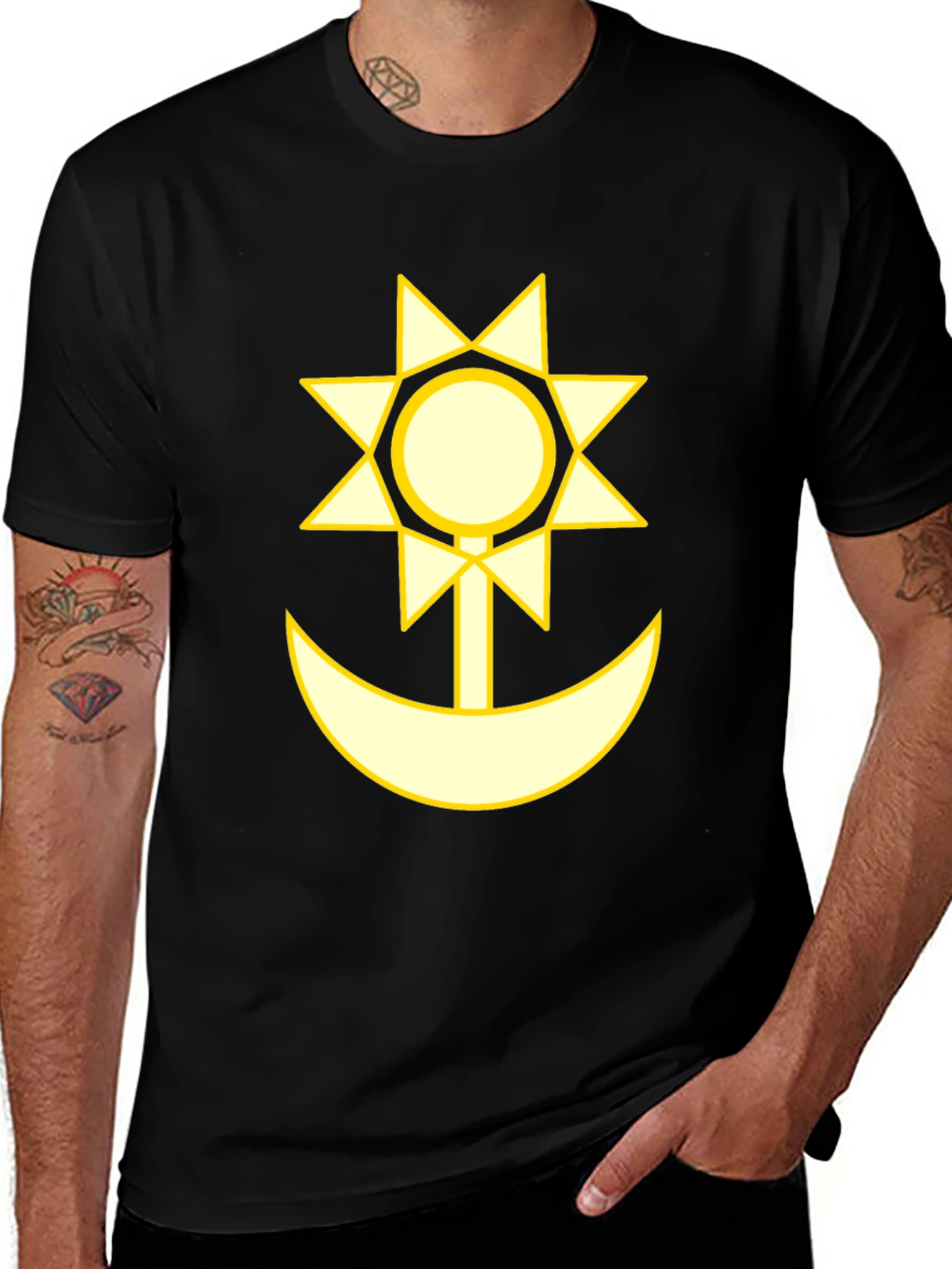 Variant 28 of Celestial Anchor Graphic Tee