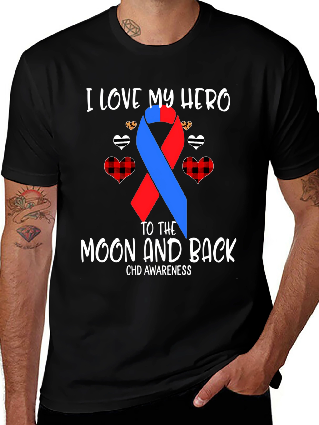 I Love My Hero CHD Awareness T-Shirt