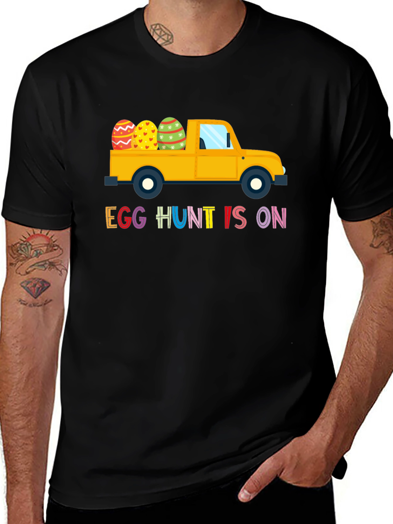Egg Hunt Is On Graphic T-Shirt