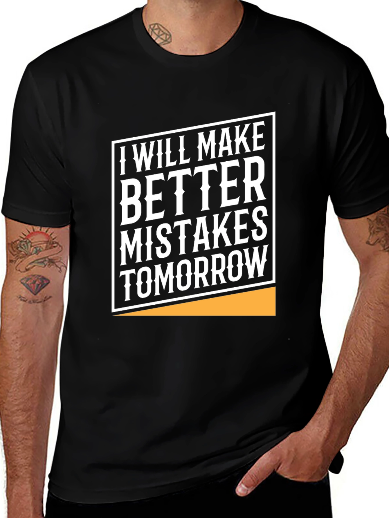 Variant 24 of Humorous Graphic Tee - Better Mistakes Tomorrow