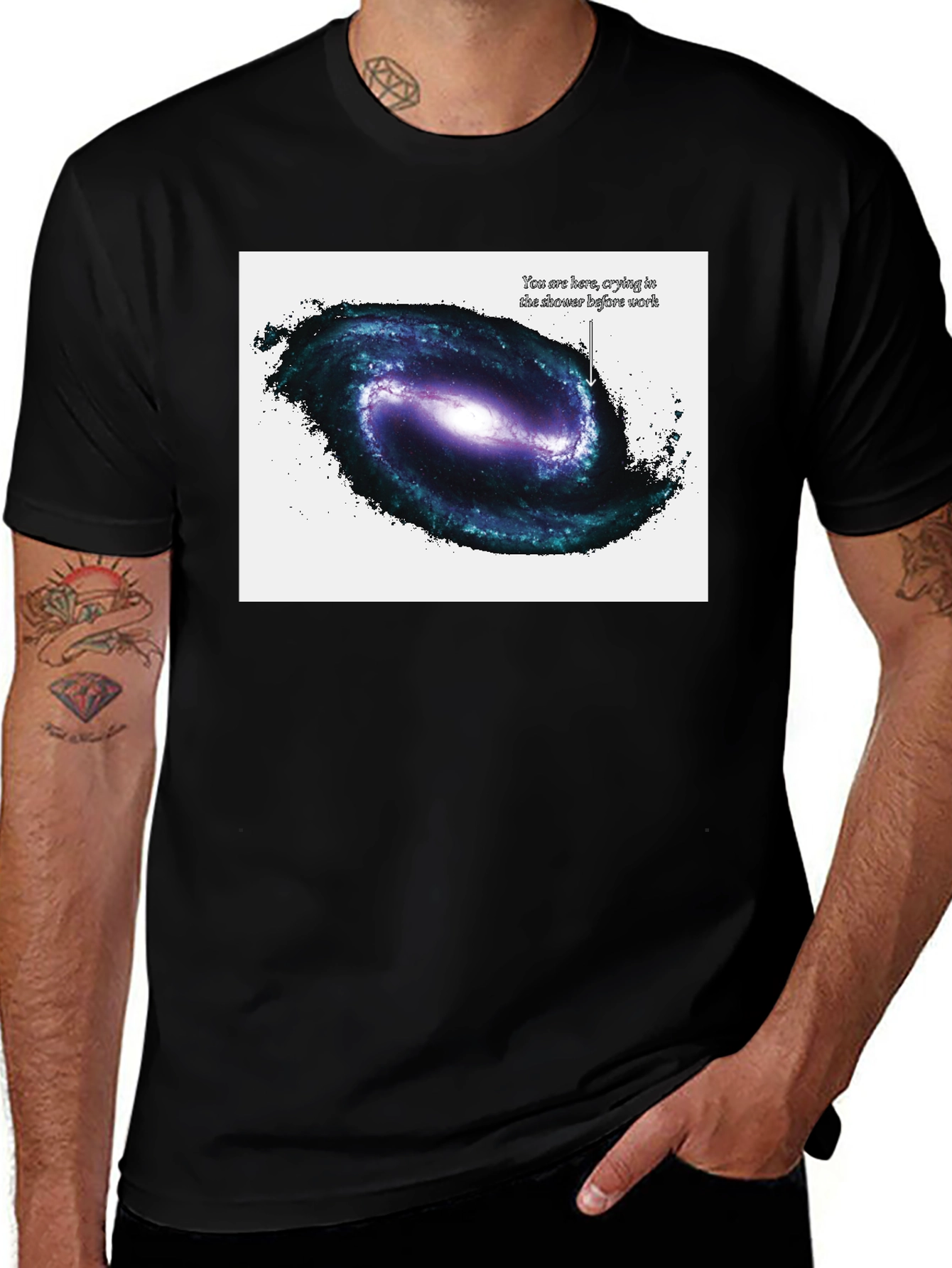 Variant 3 of Galaxy Humor T-Shirt