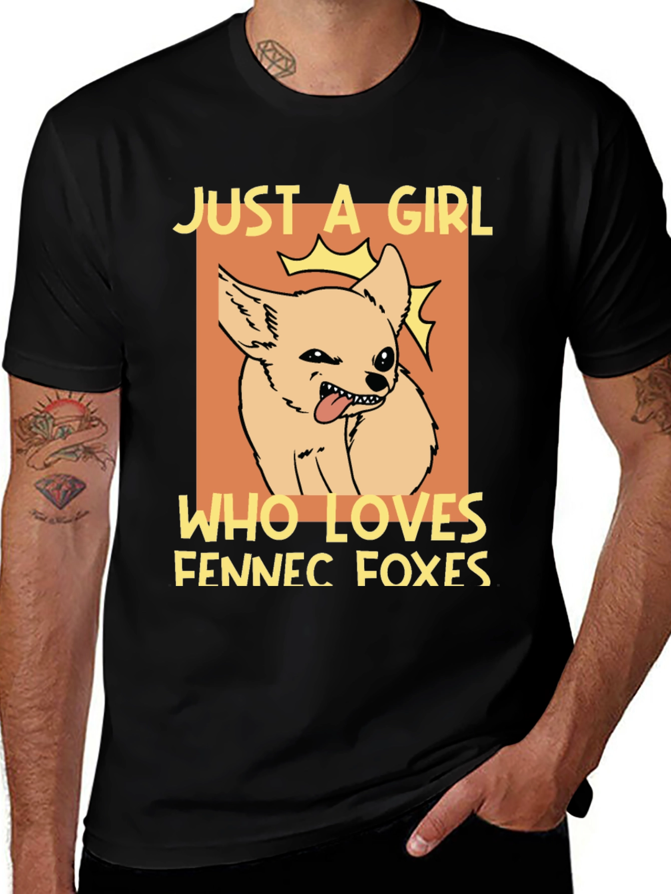 Fennec Fox Lover T-Shirt - Just a Girl Who Loves Foxes Tee