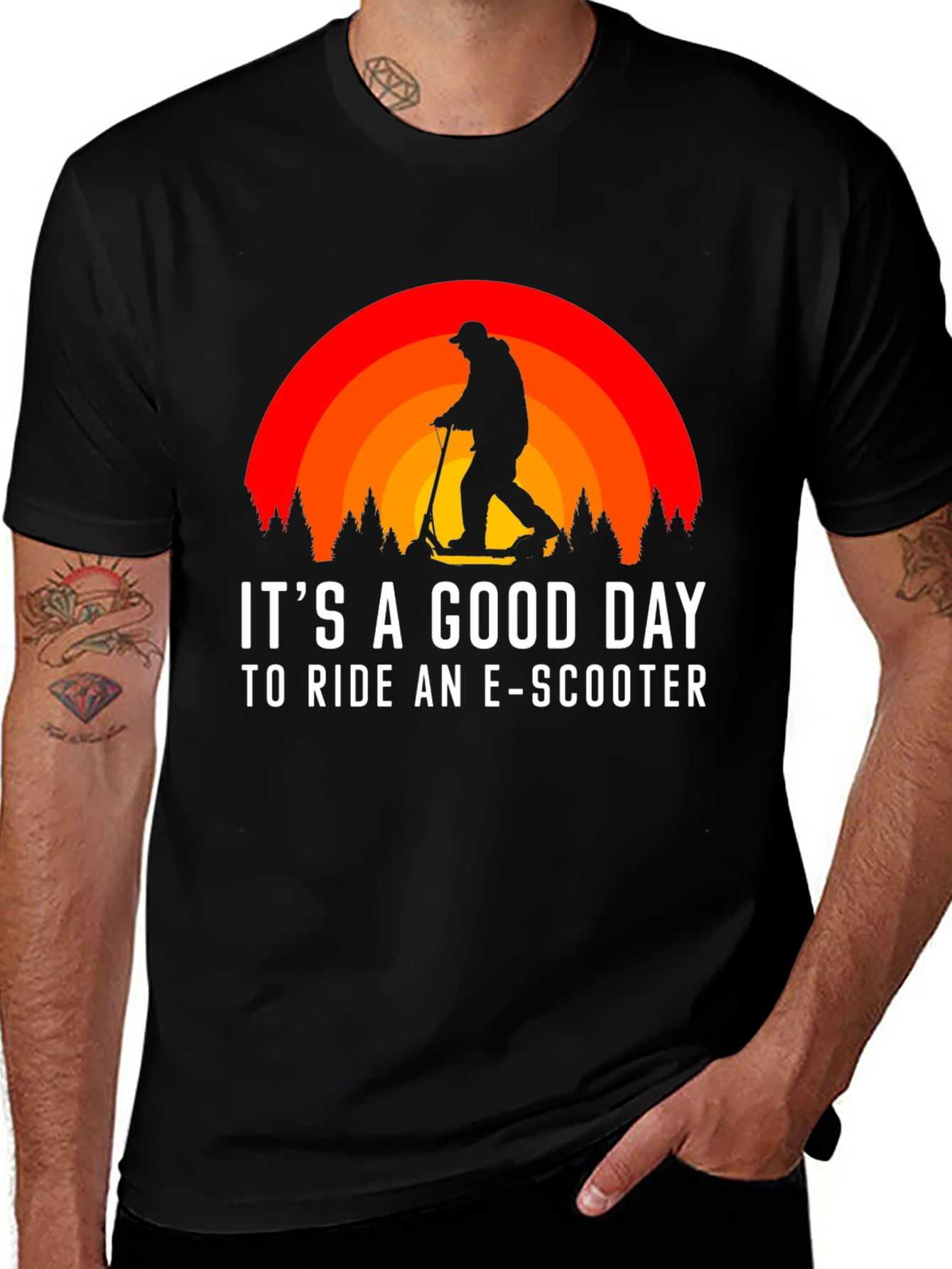 Variant 29 of E-Scooter T-Shirt: Good Day to Ride