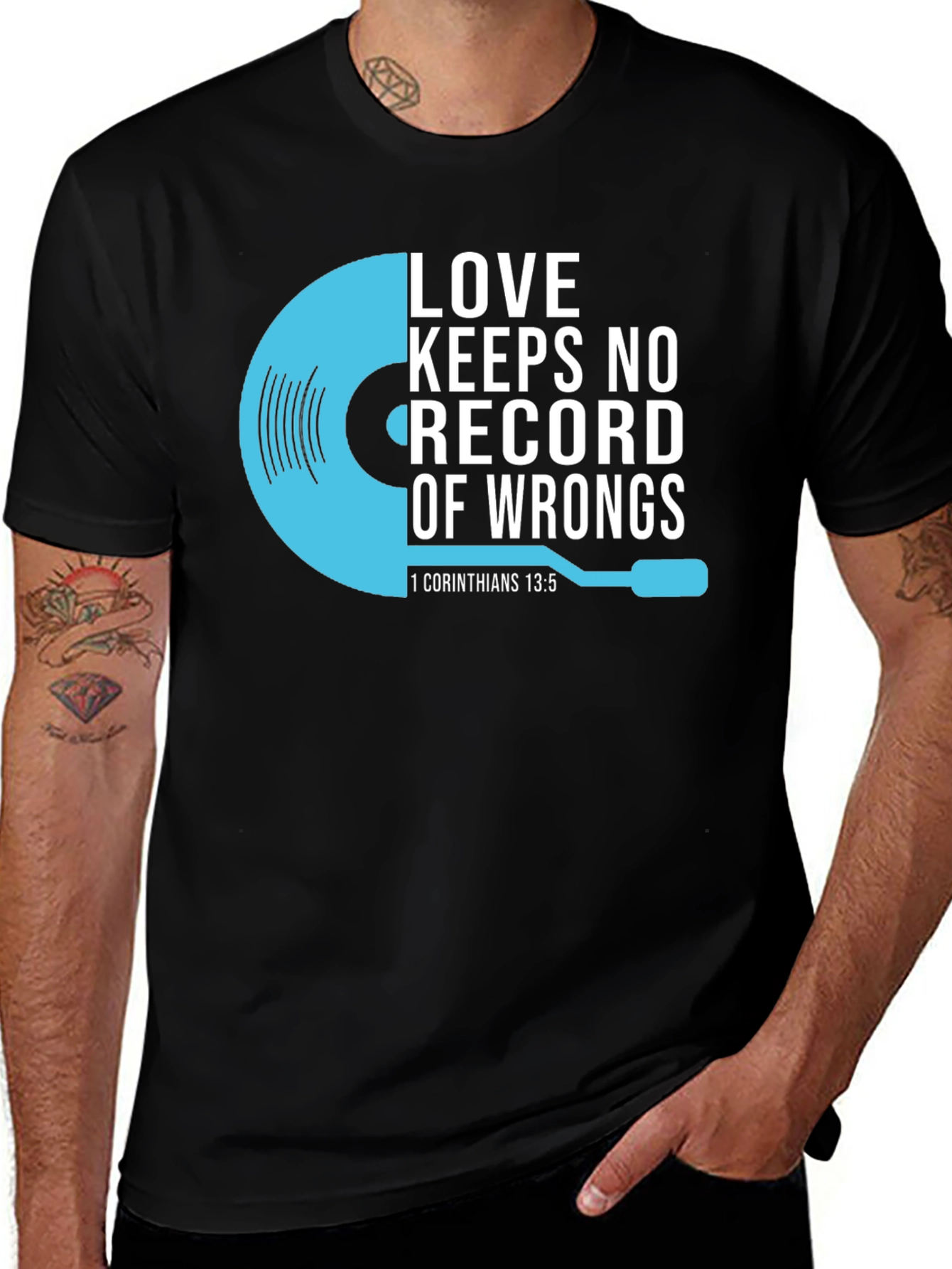 Love Keeps No Record Christian T-Shirt